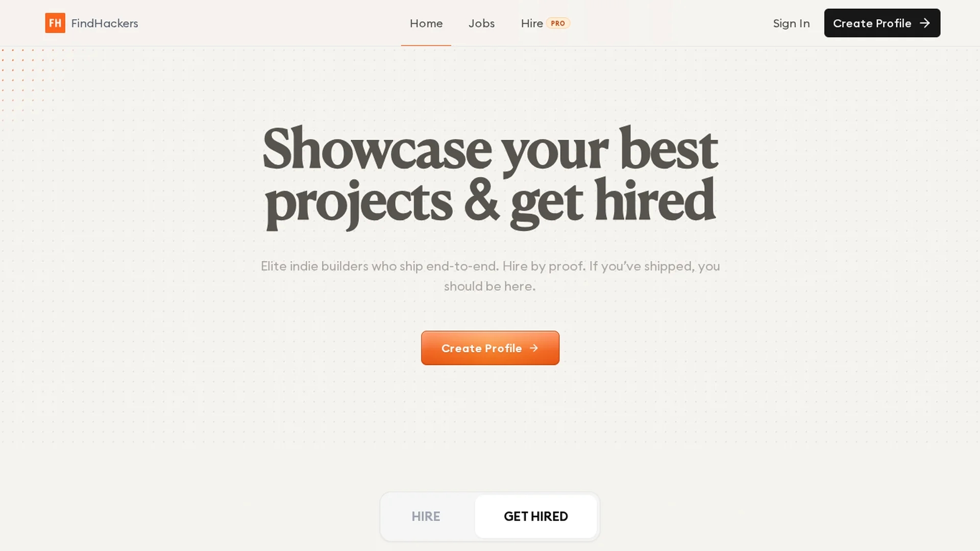 findhackers homepage