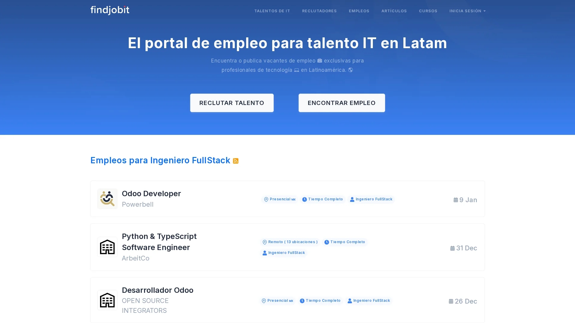 findjobit homepage