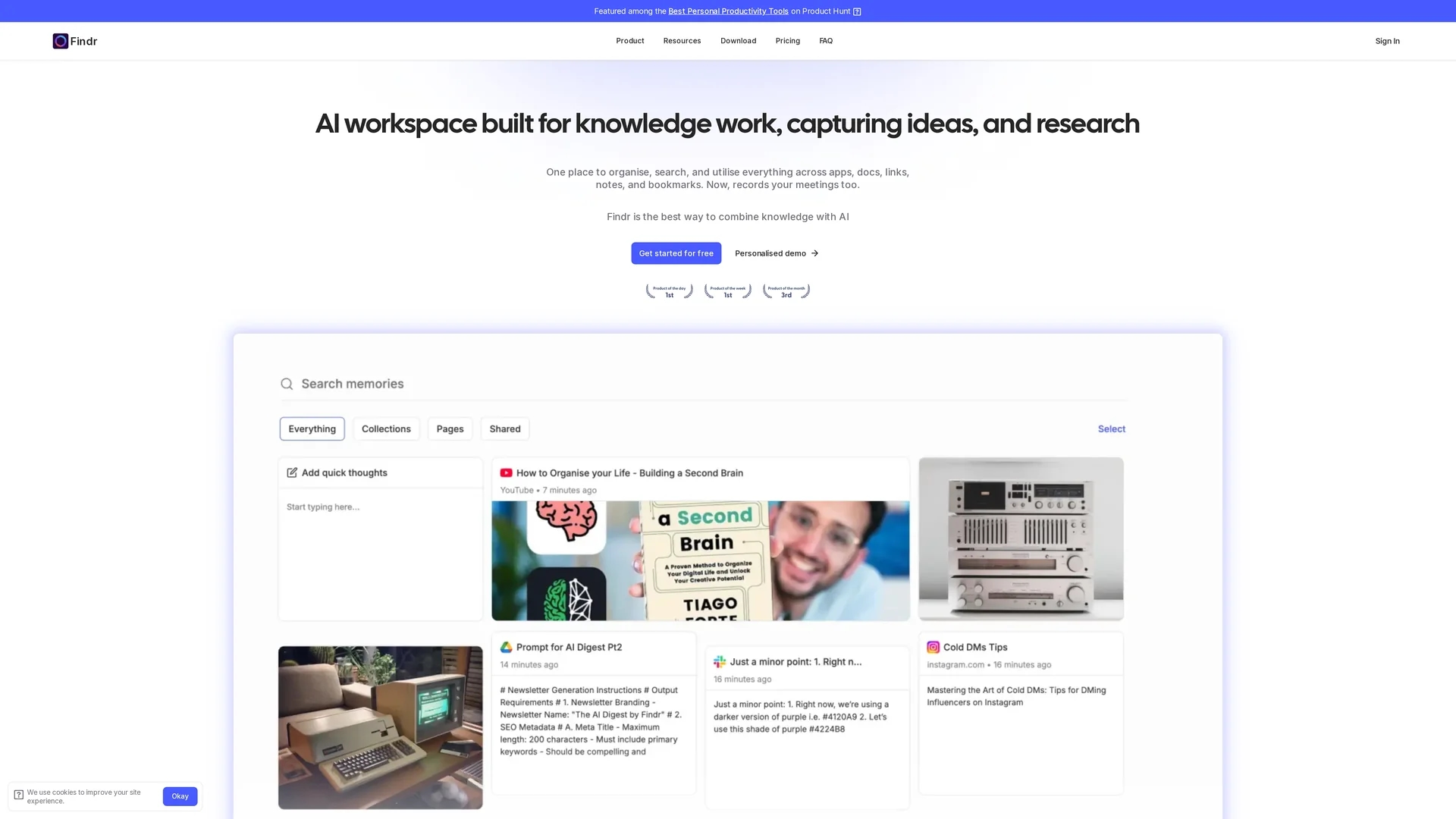 findr-com homepage