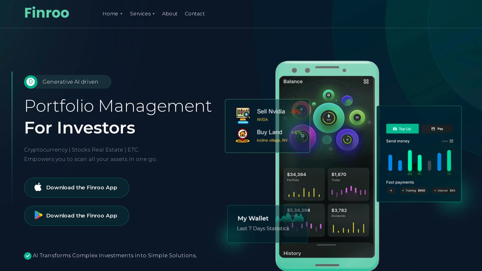 finroo homepage
