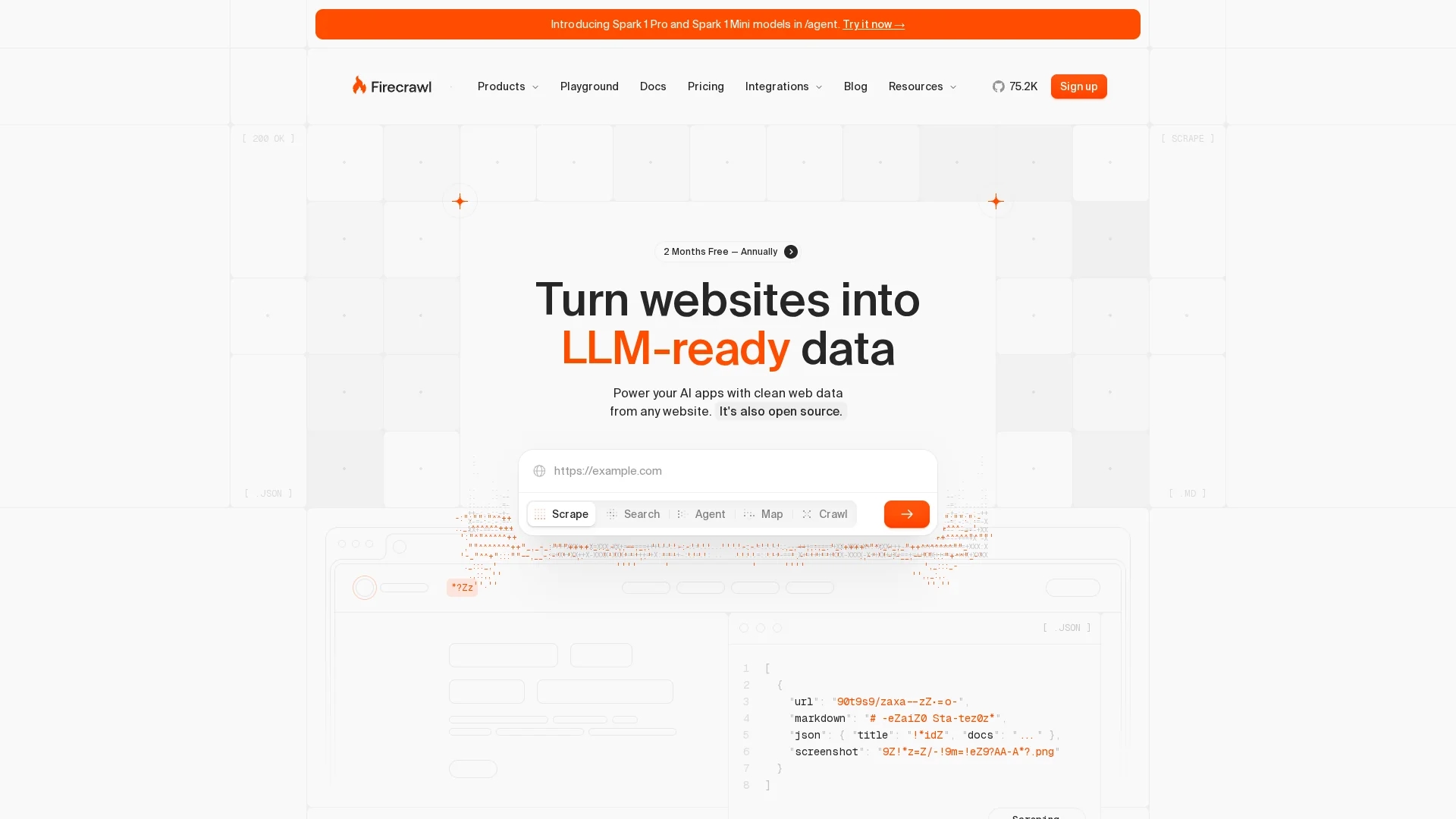 firecrawl homepage