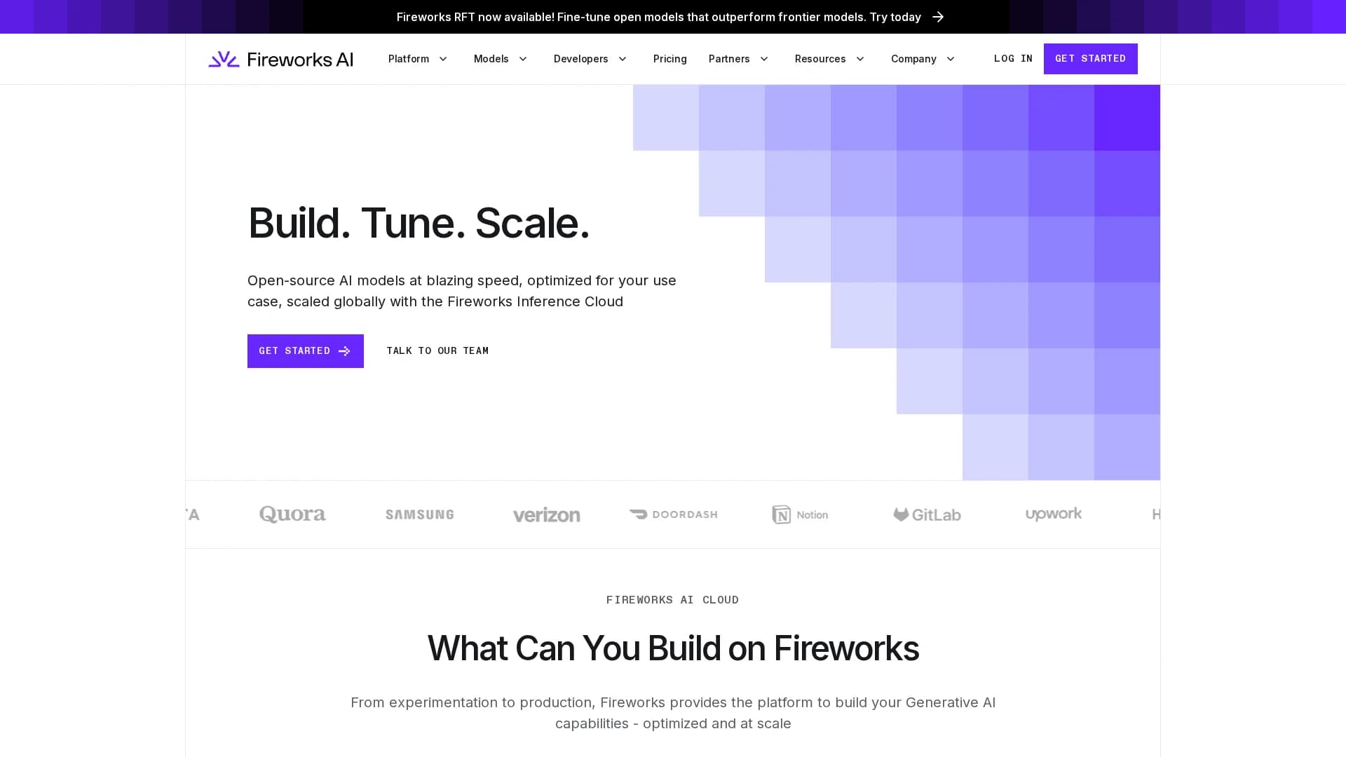 fireworks-ai homepage