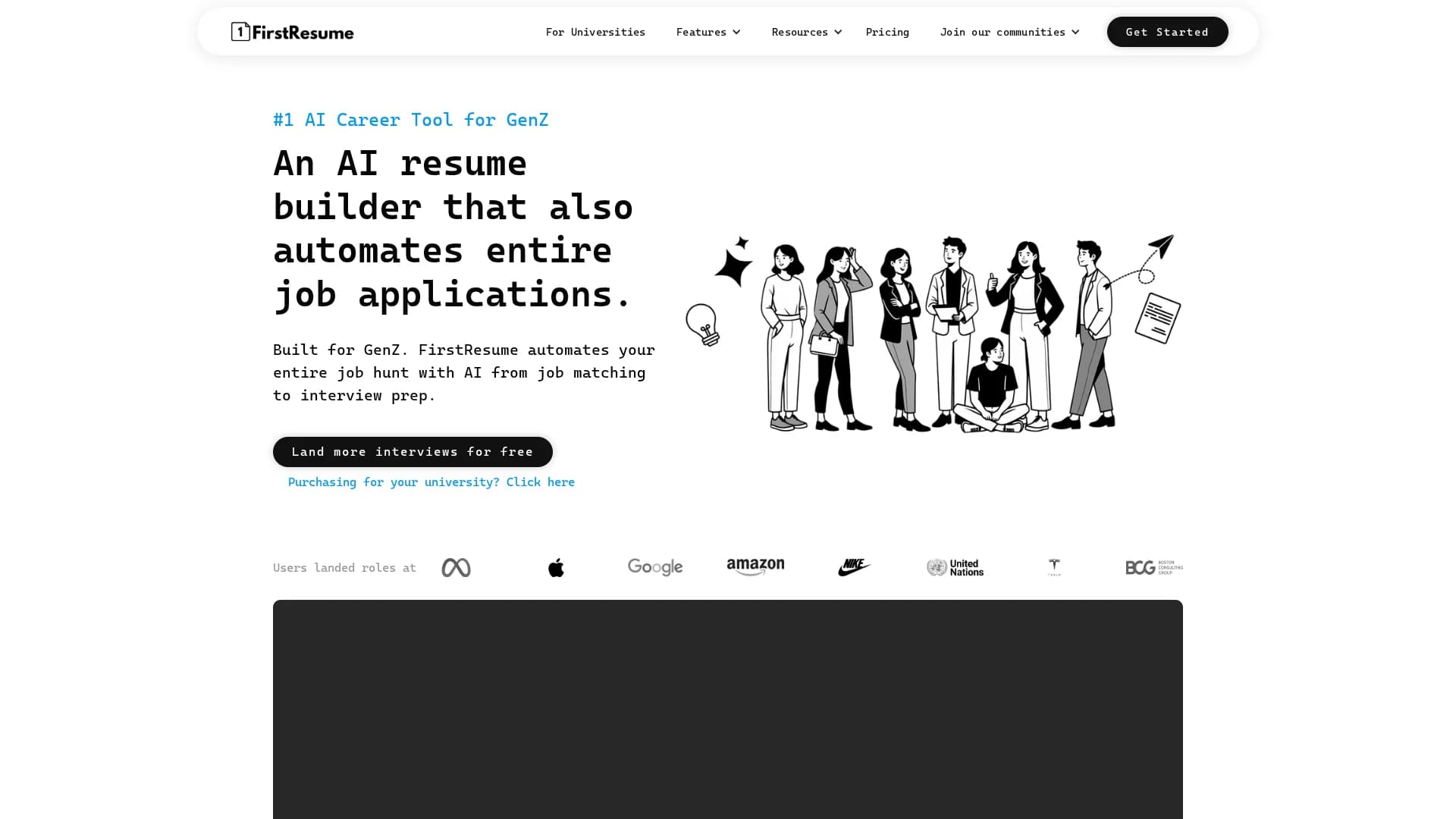 firstresume homepage