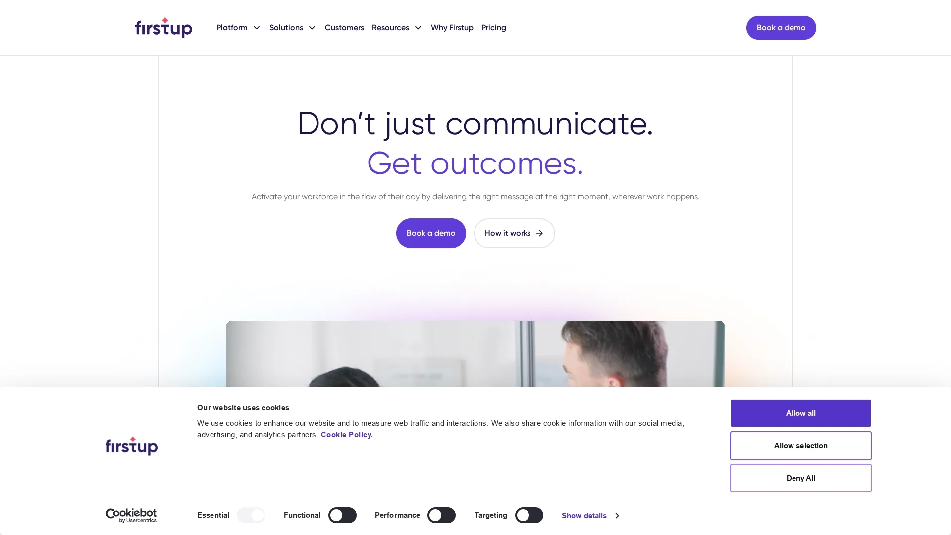 firstup homepage