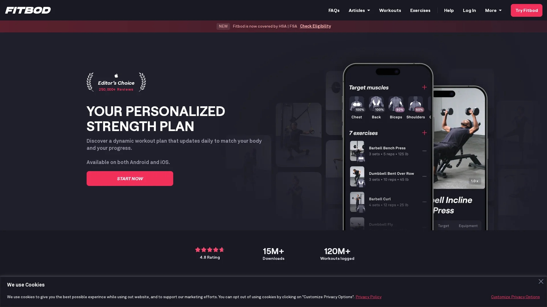 fitbod homepage