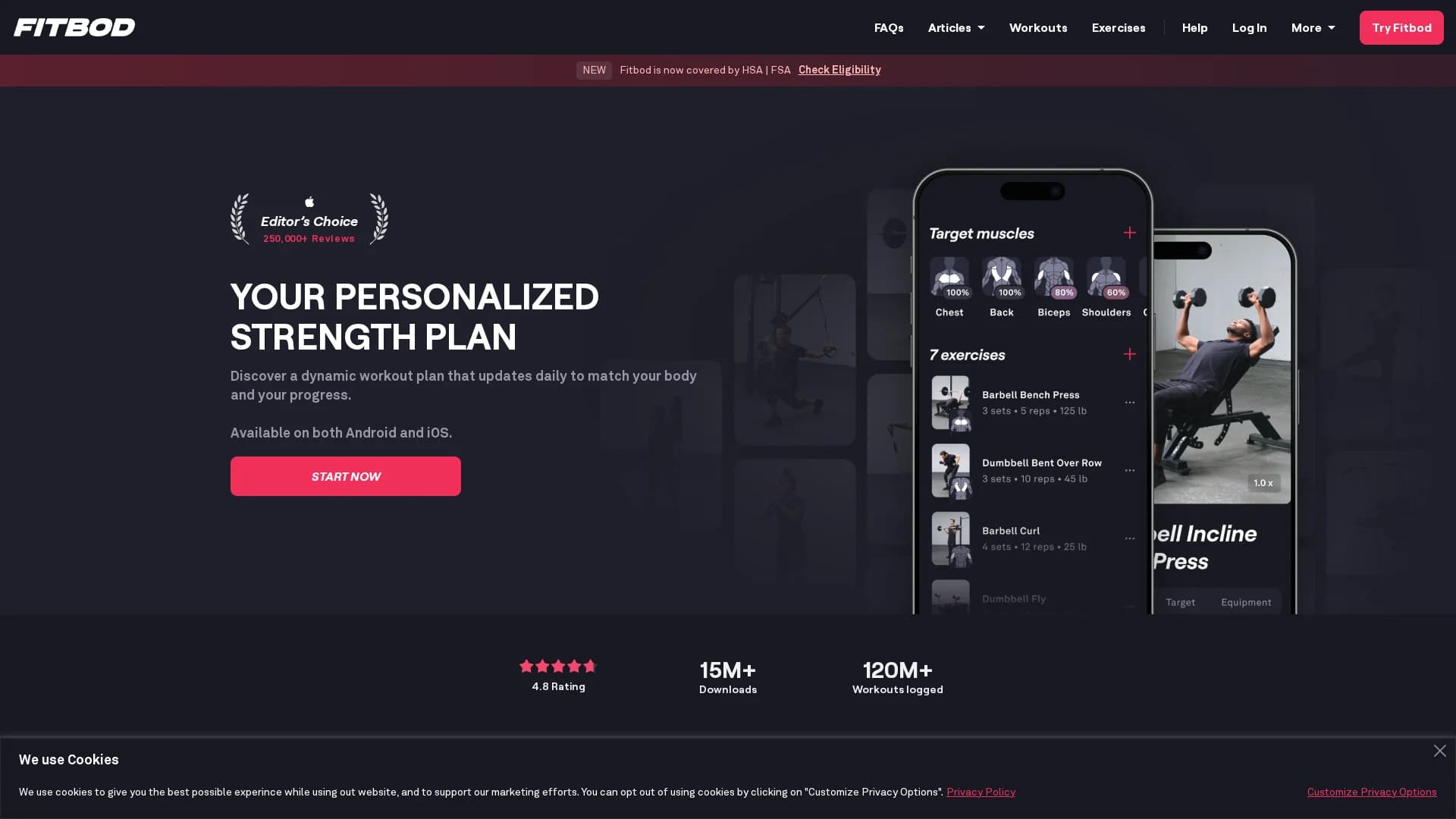 fitbod homepage