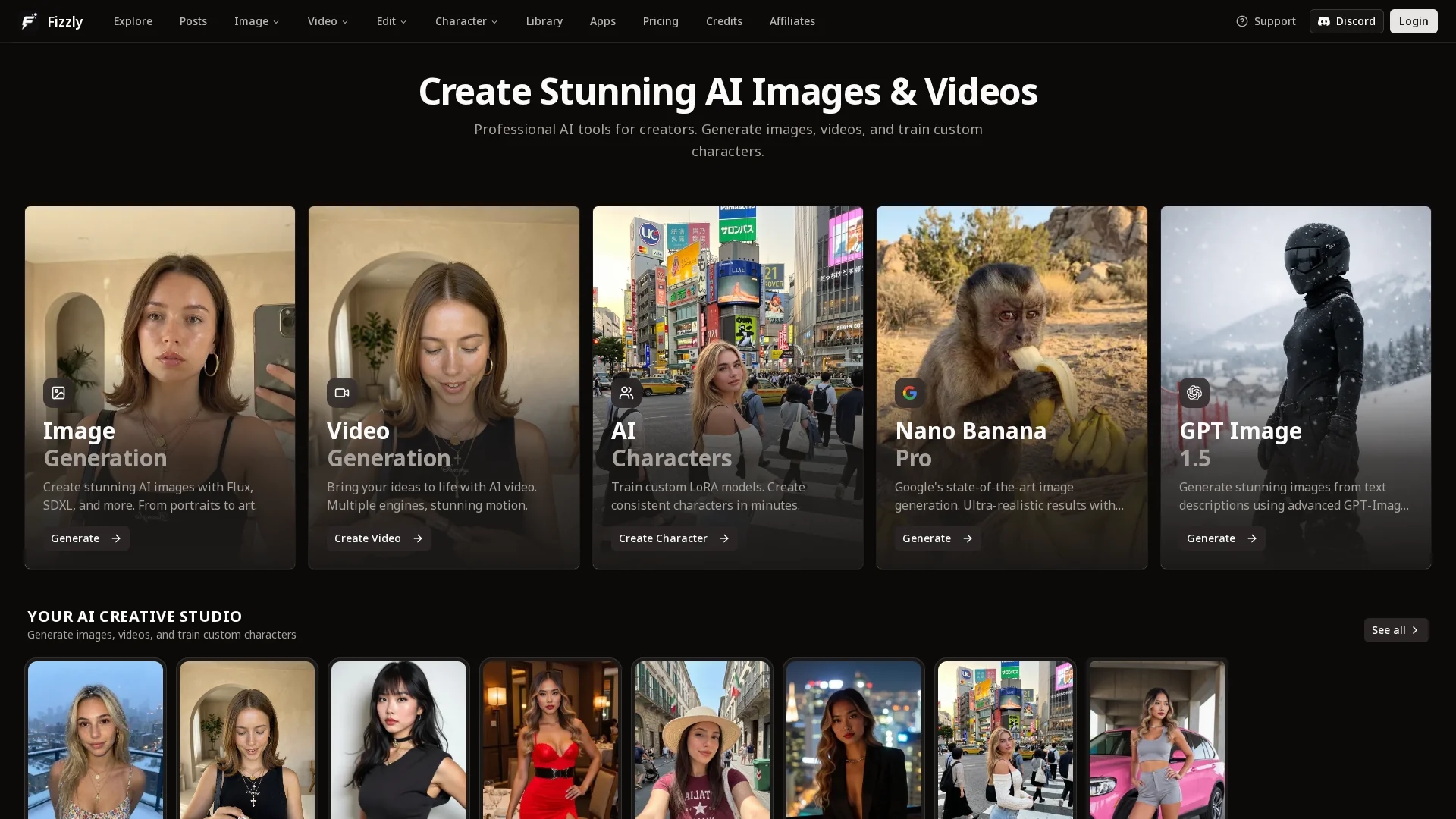 fizzly-ai homepage