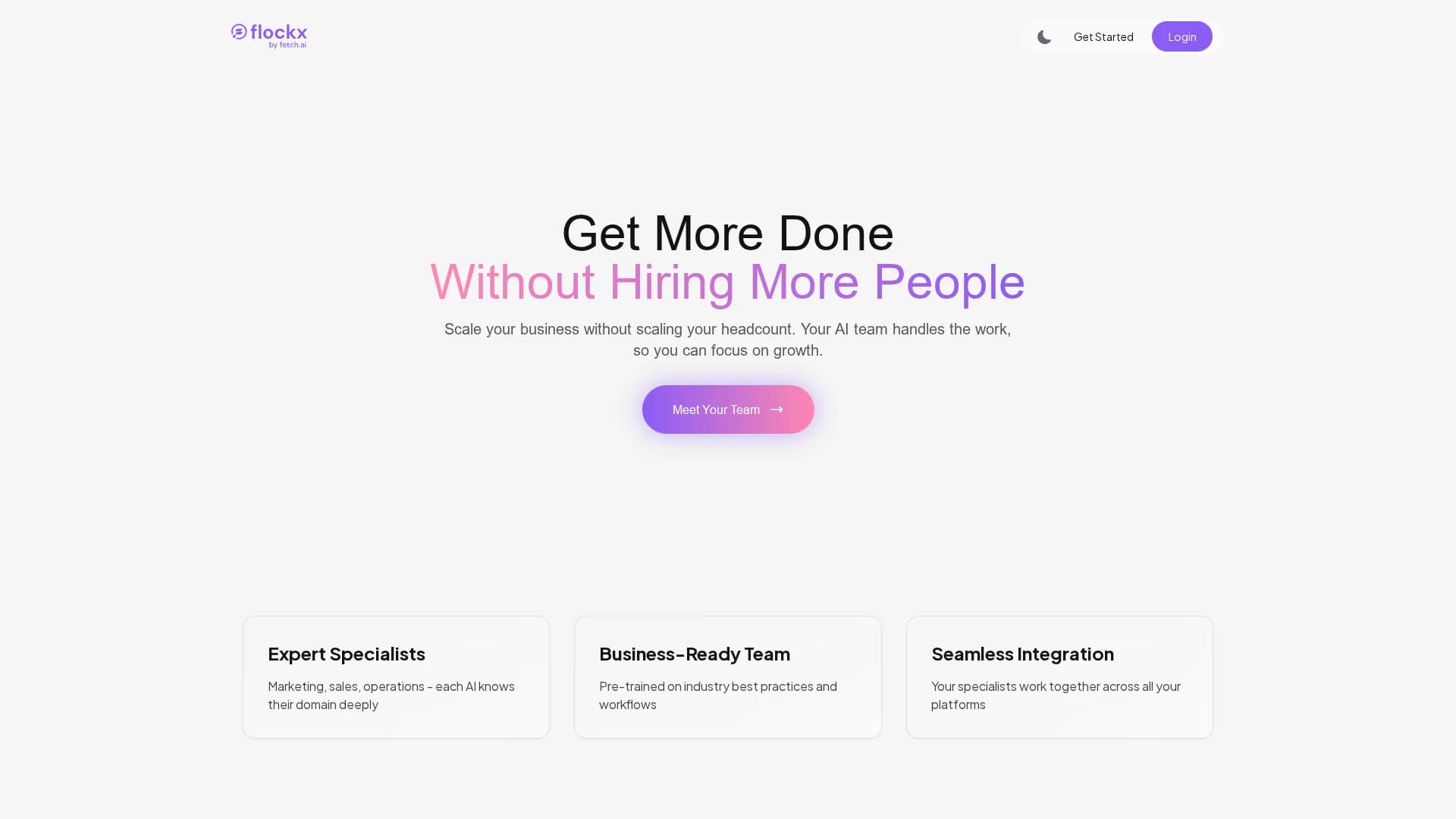 flockx homepage