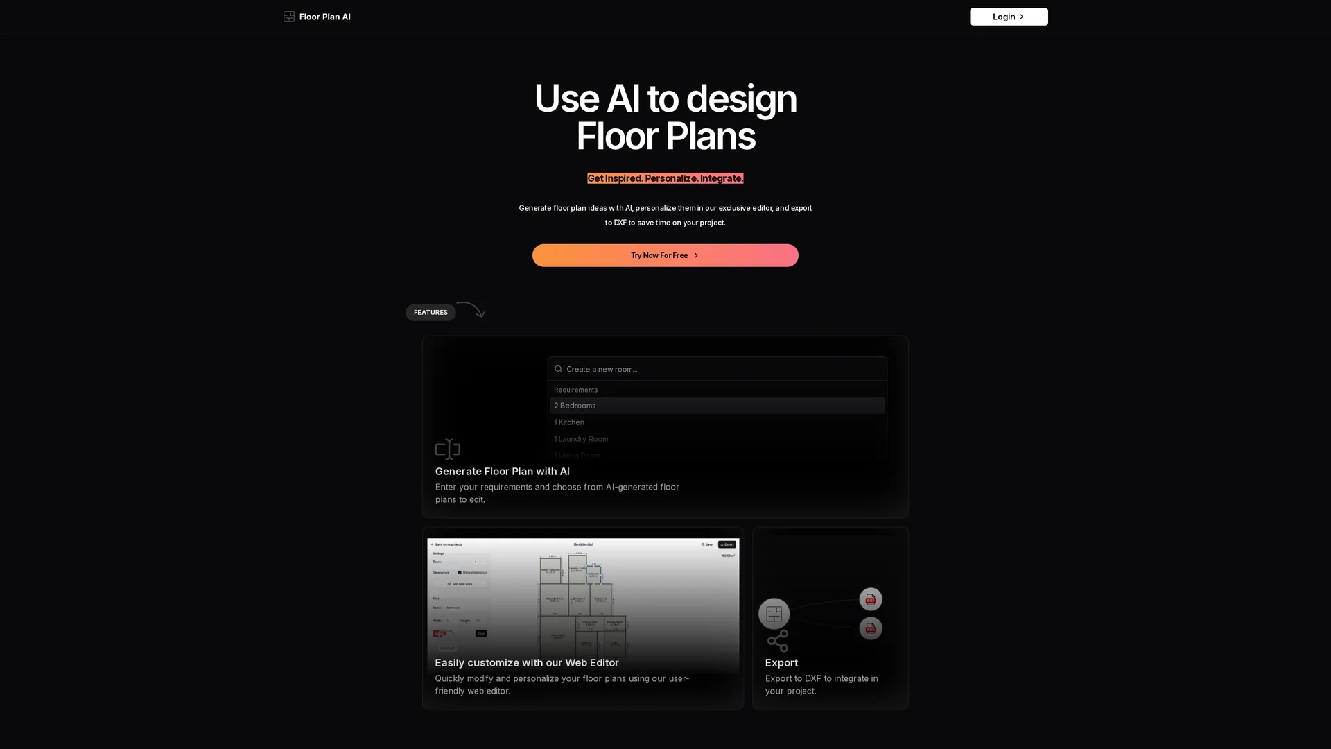 floorplan-ai homepage