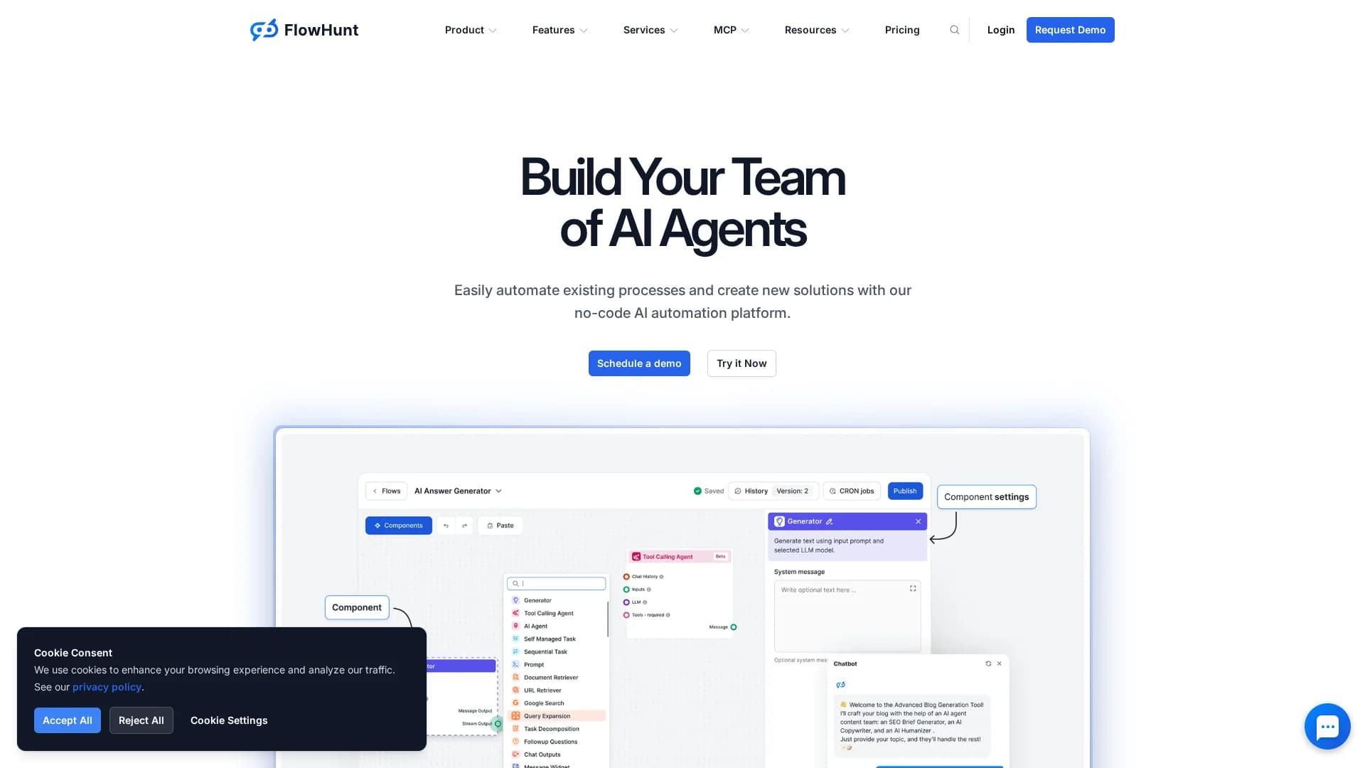 flowhunt-io homepage