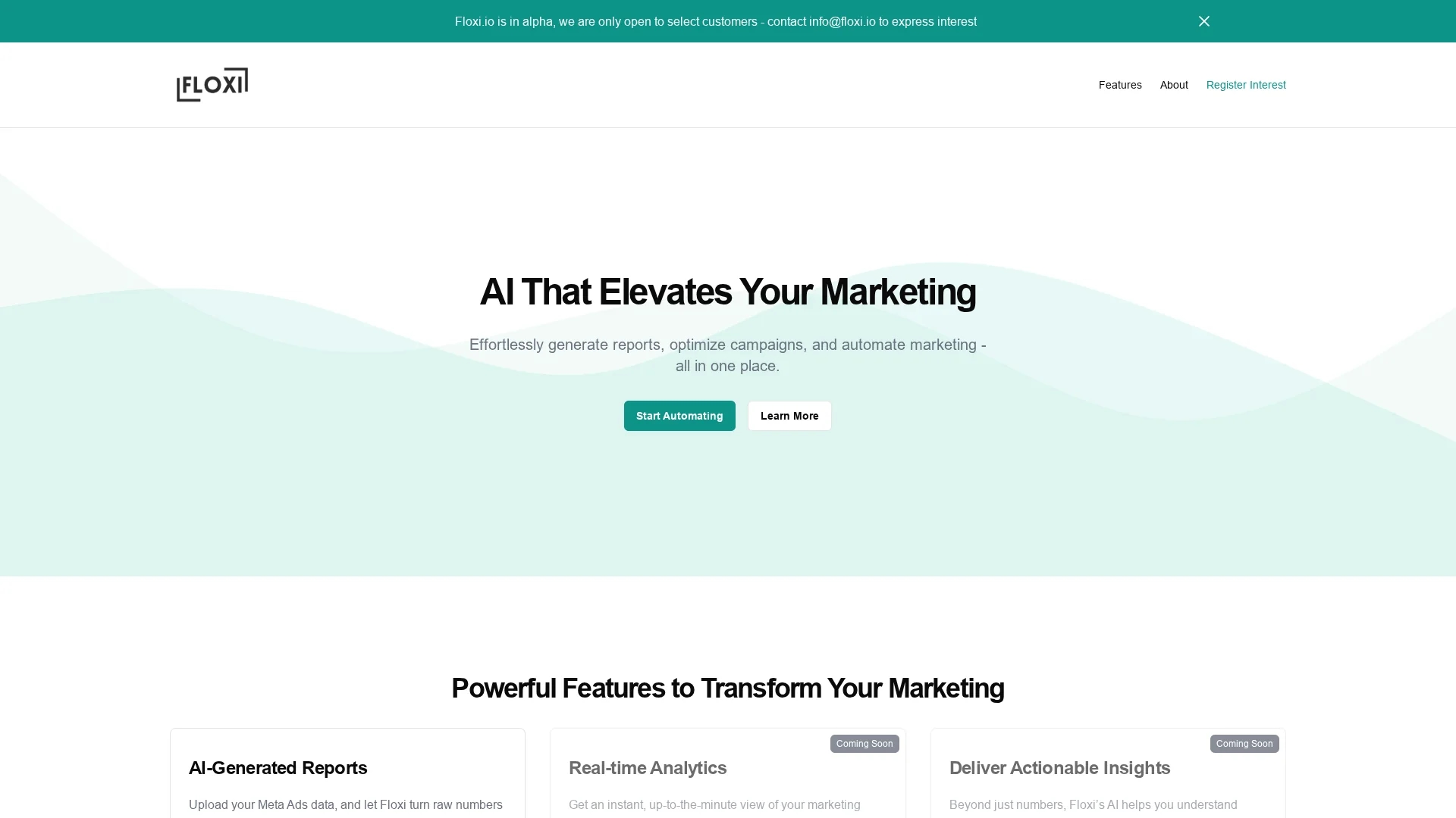 floxi-io homepage