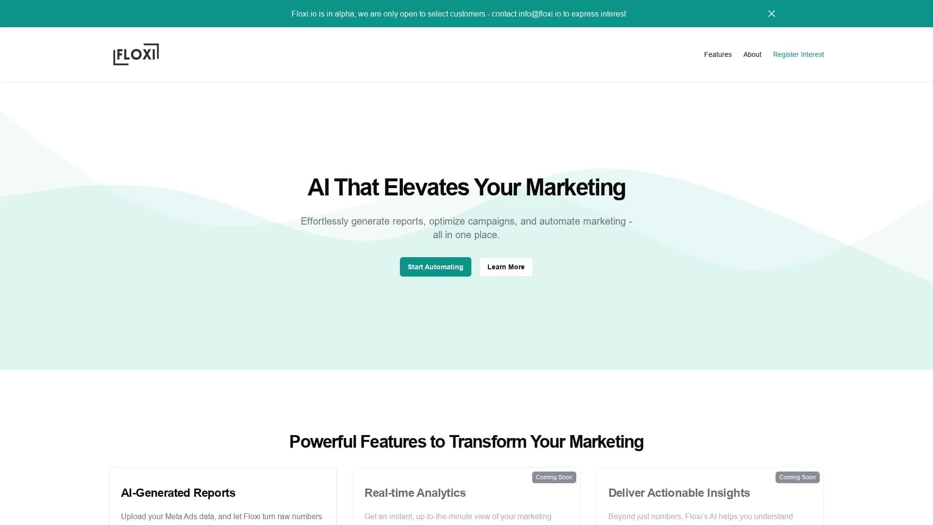 floxi-io homepage