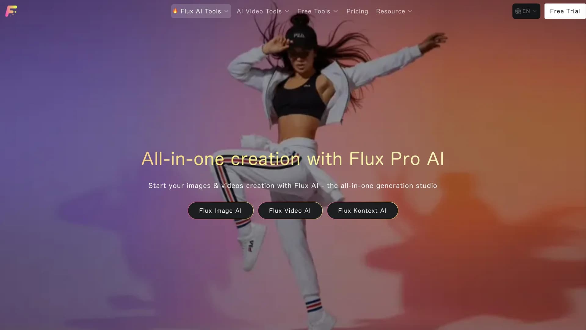 flux-ai-proweb homepage
