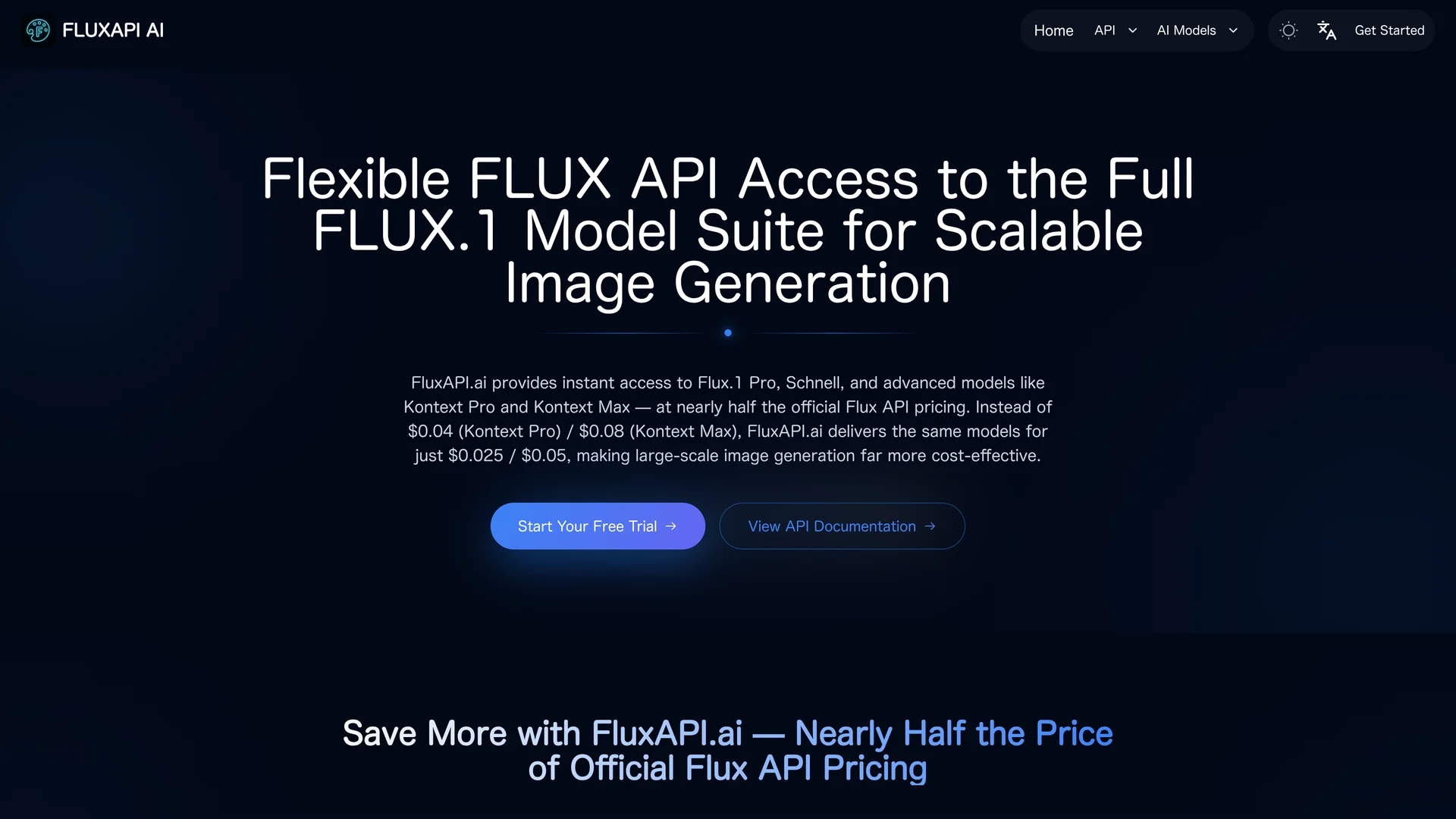 fluxapi-ai homepage