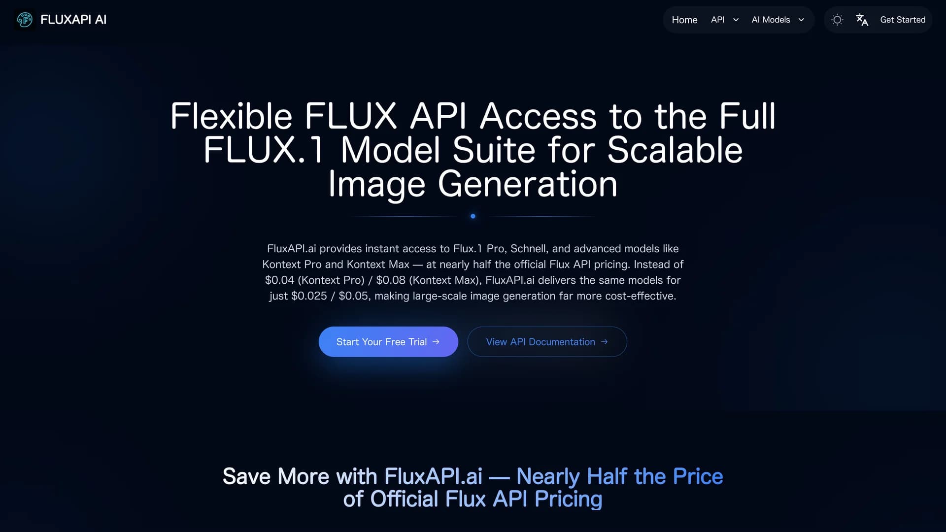 fluxapi-ai homepage