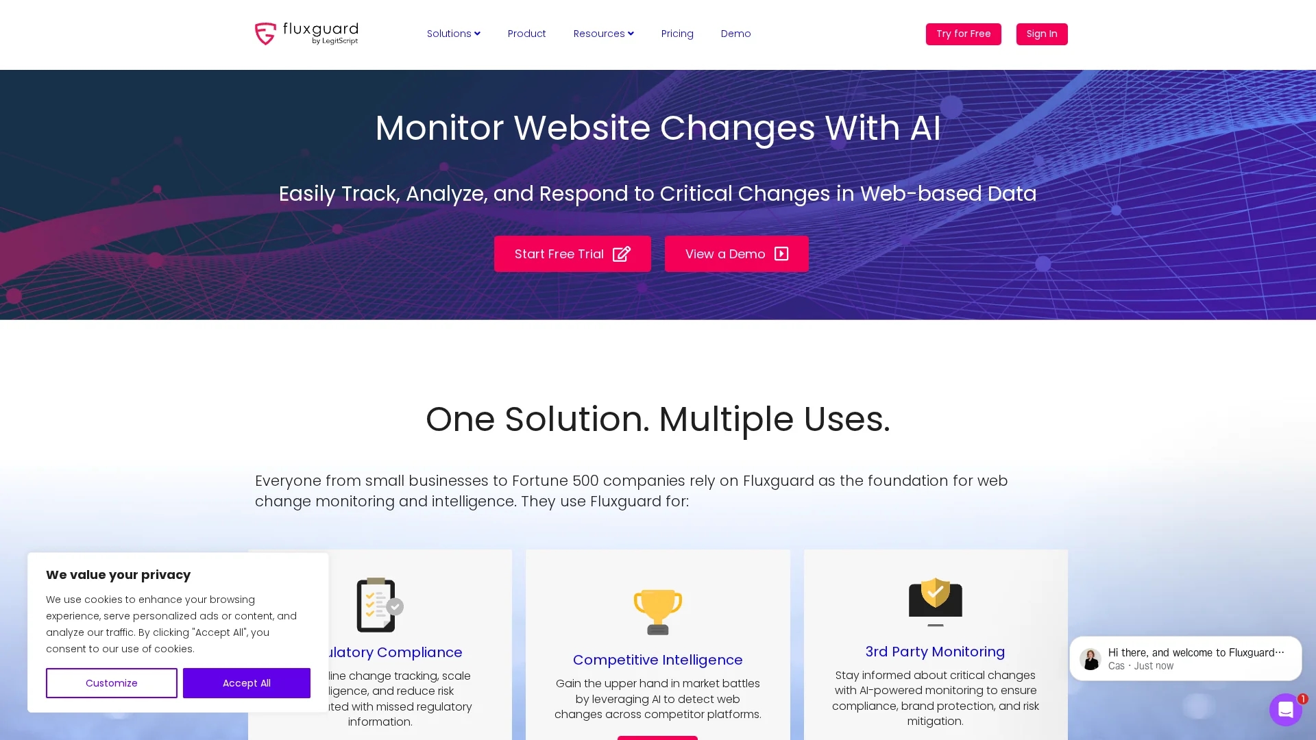 fluxguard homepage