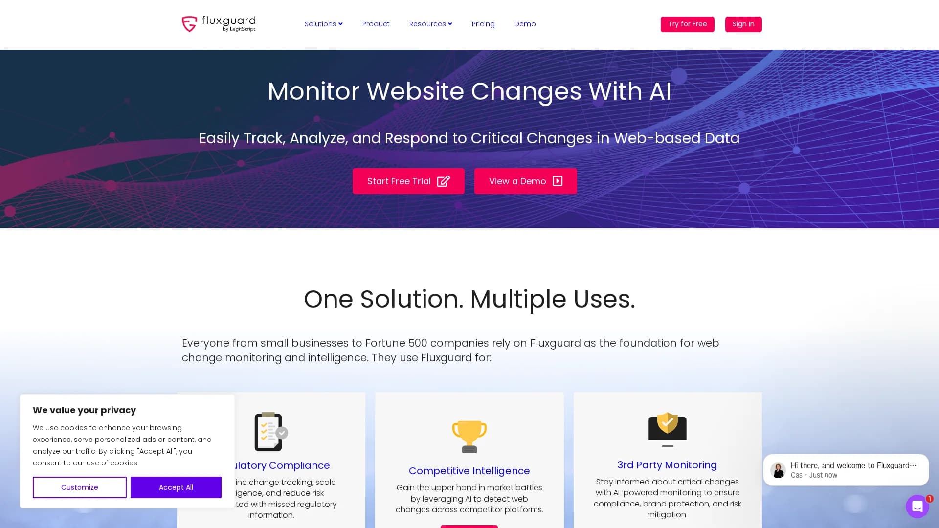 fluxguard homepage