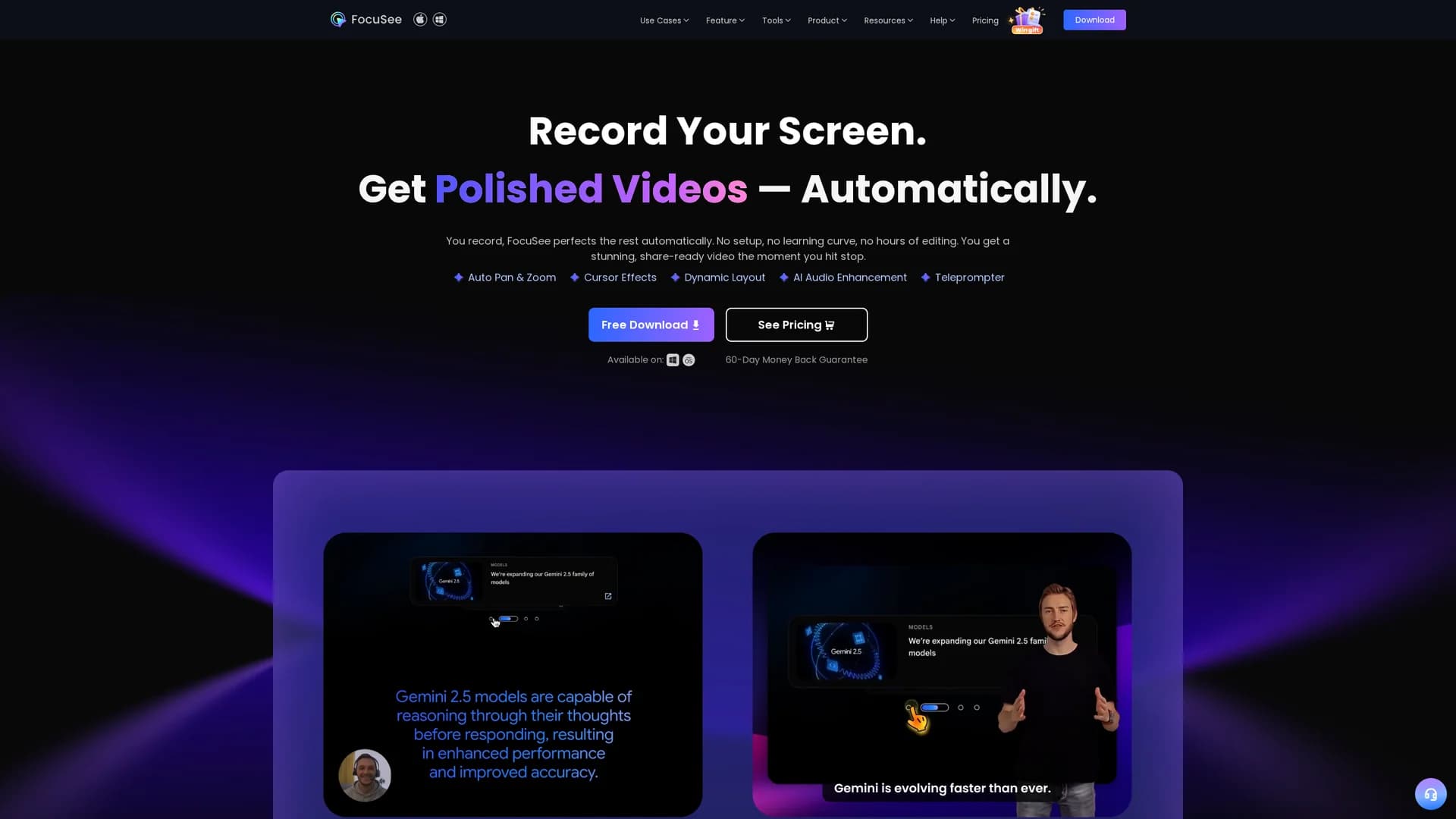 focusee homepage