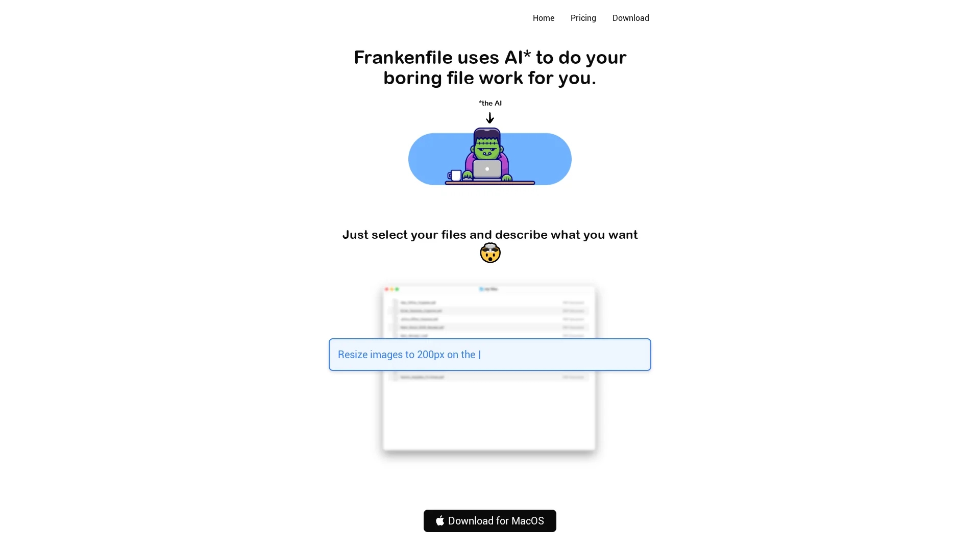 frankenfile homepage