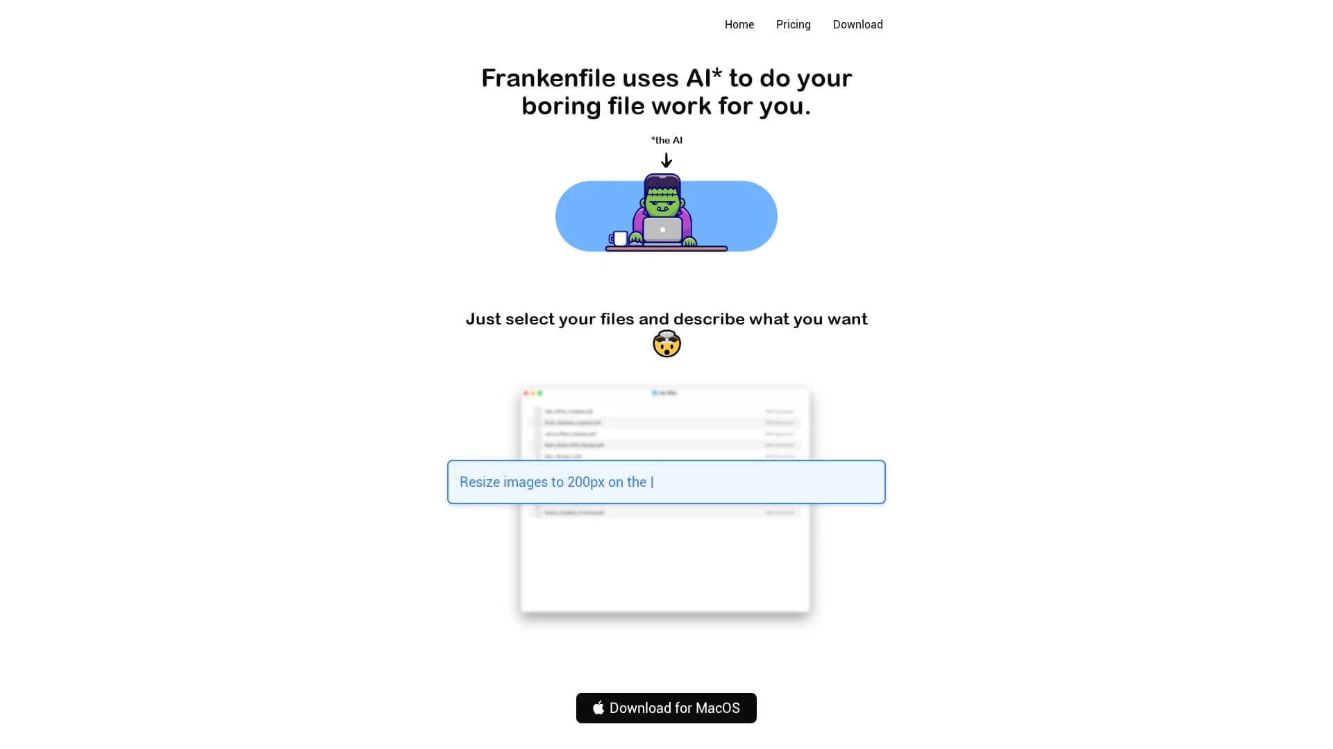 frankenfile homepage