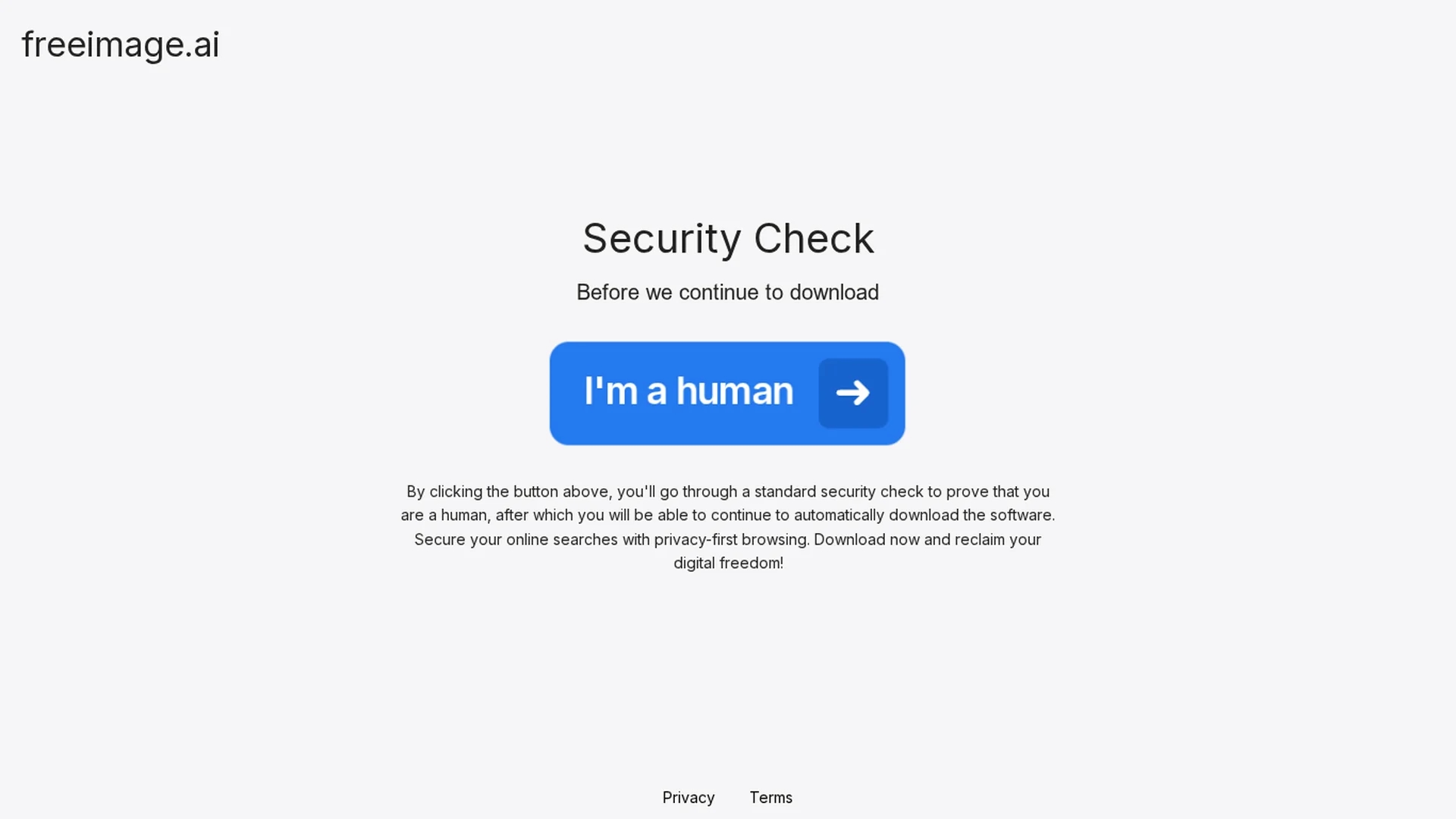 freeimage-ai homepage