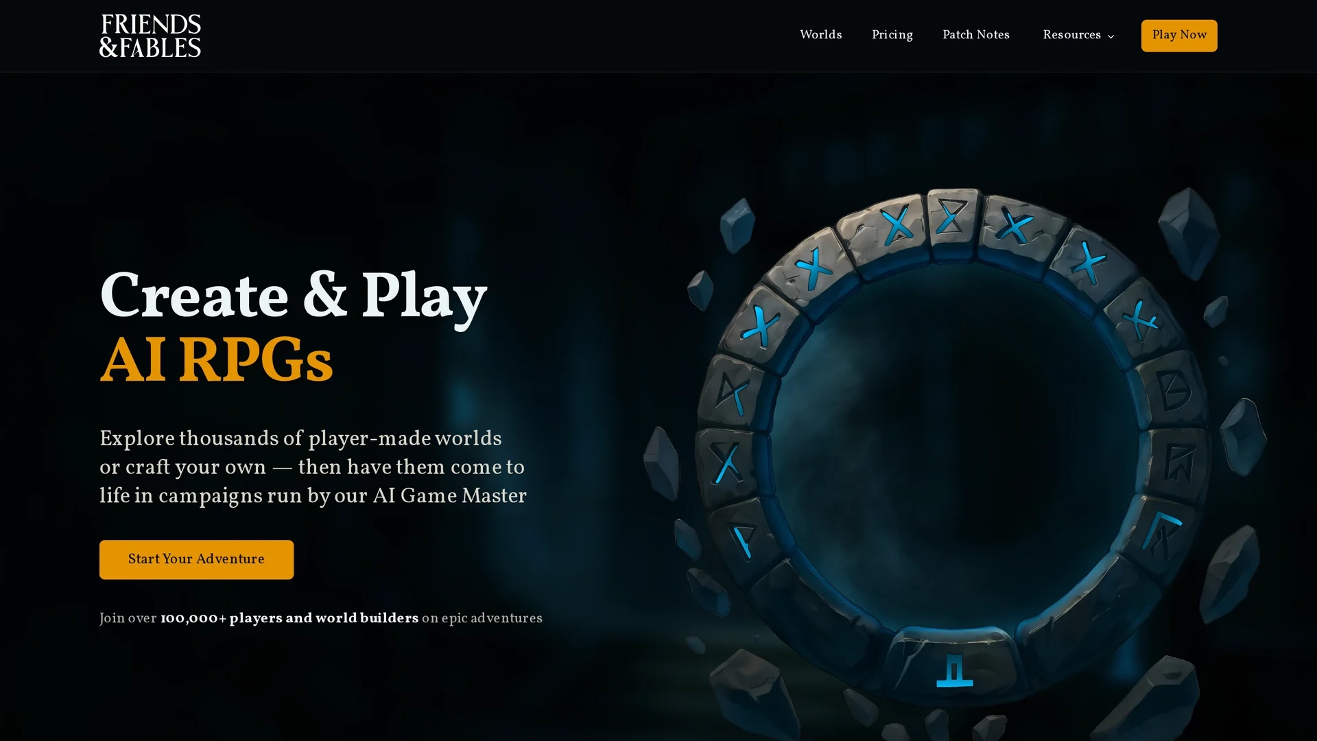 friends-fables homepage