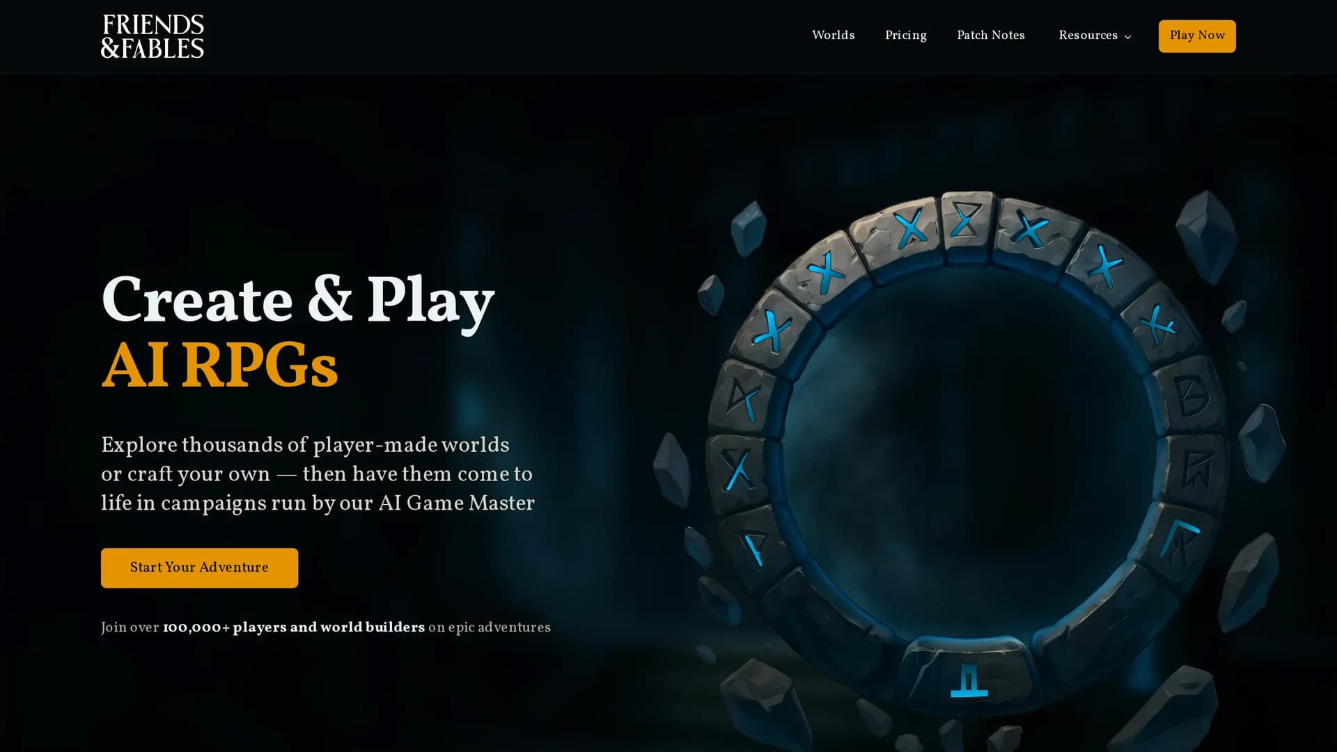 friends-fables homepage