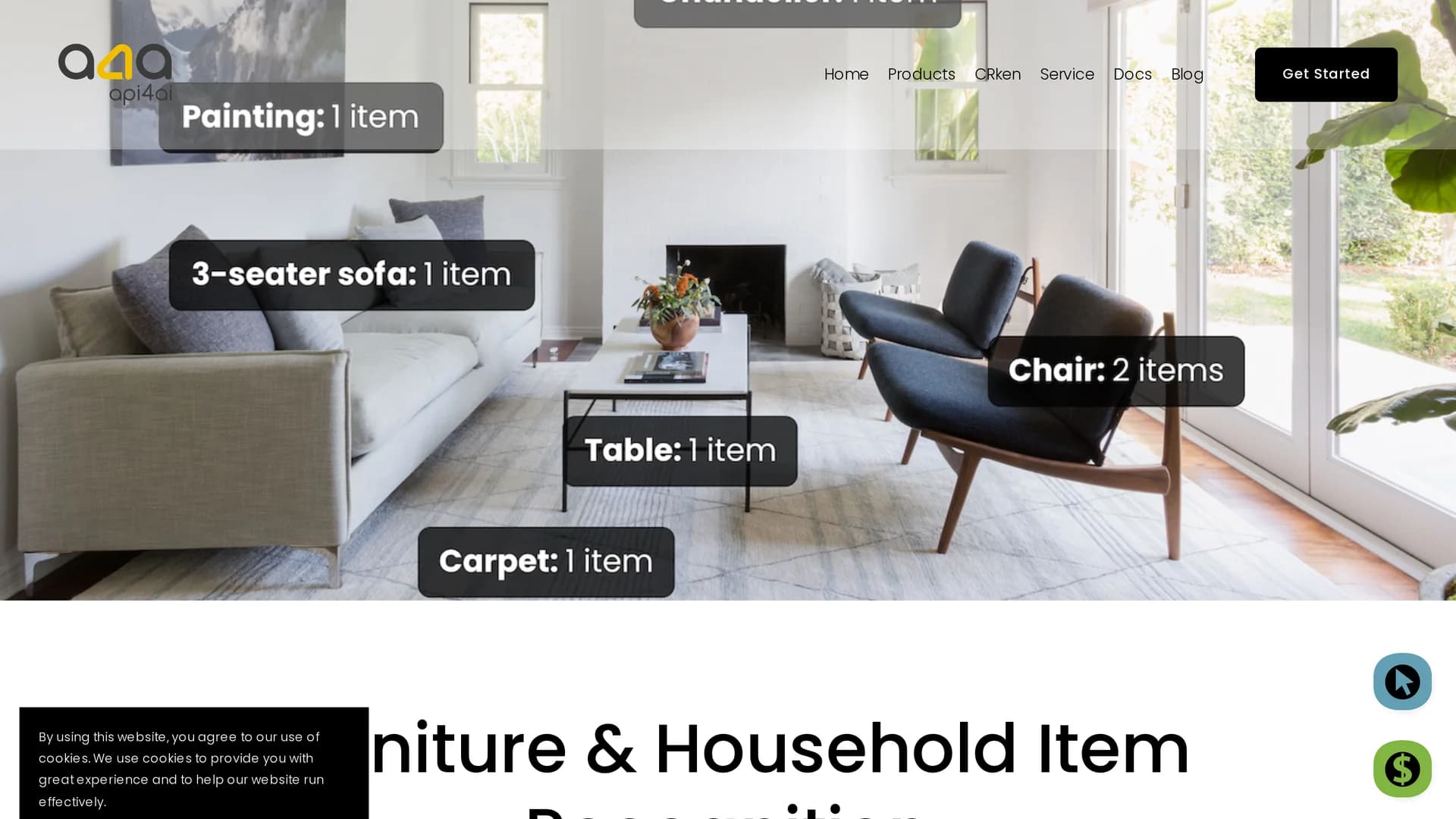 furniture-household-item-recognition homepage