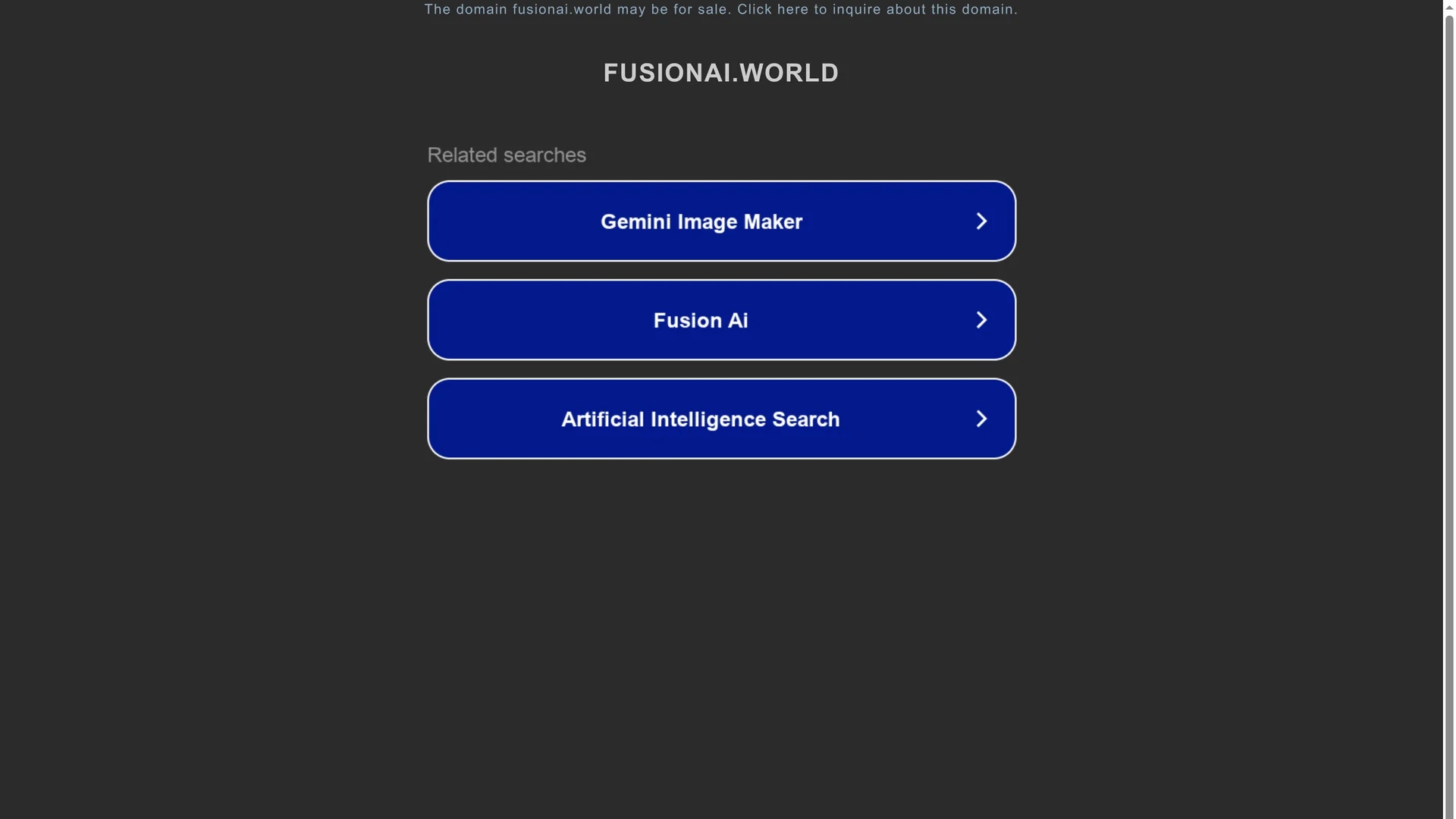 fusion homepage