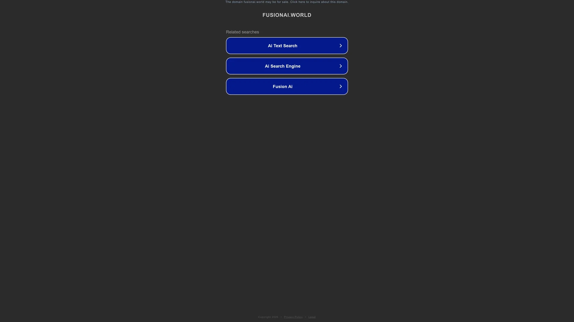fusionai homepage