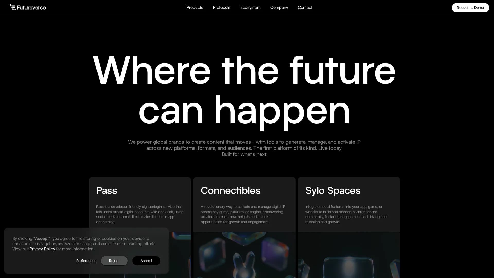 futureverse-com homepage