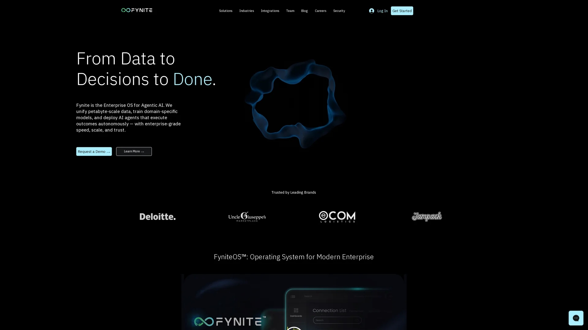 fynite-ai homepage