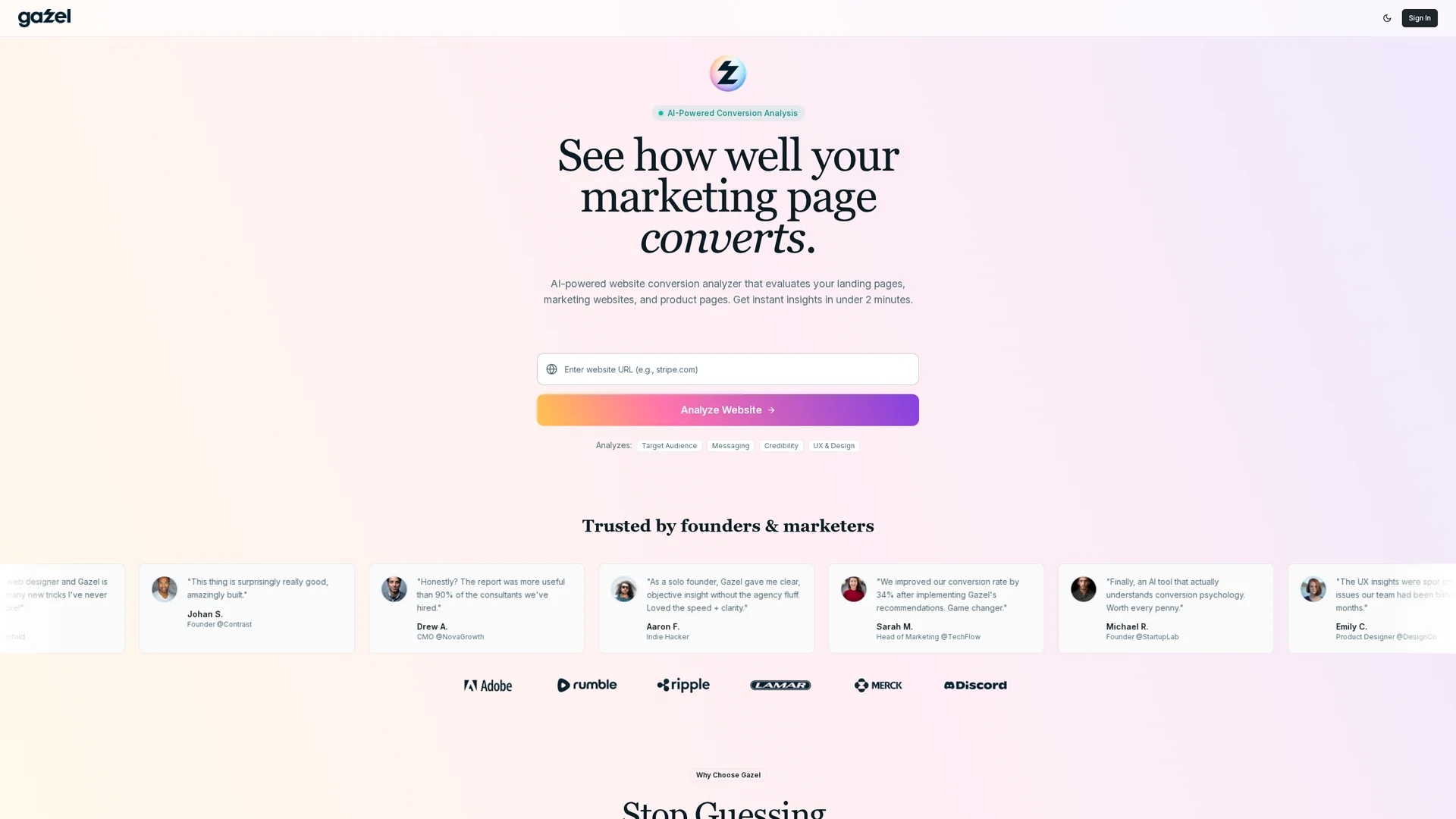 gazel homepage