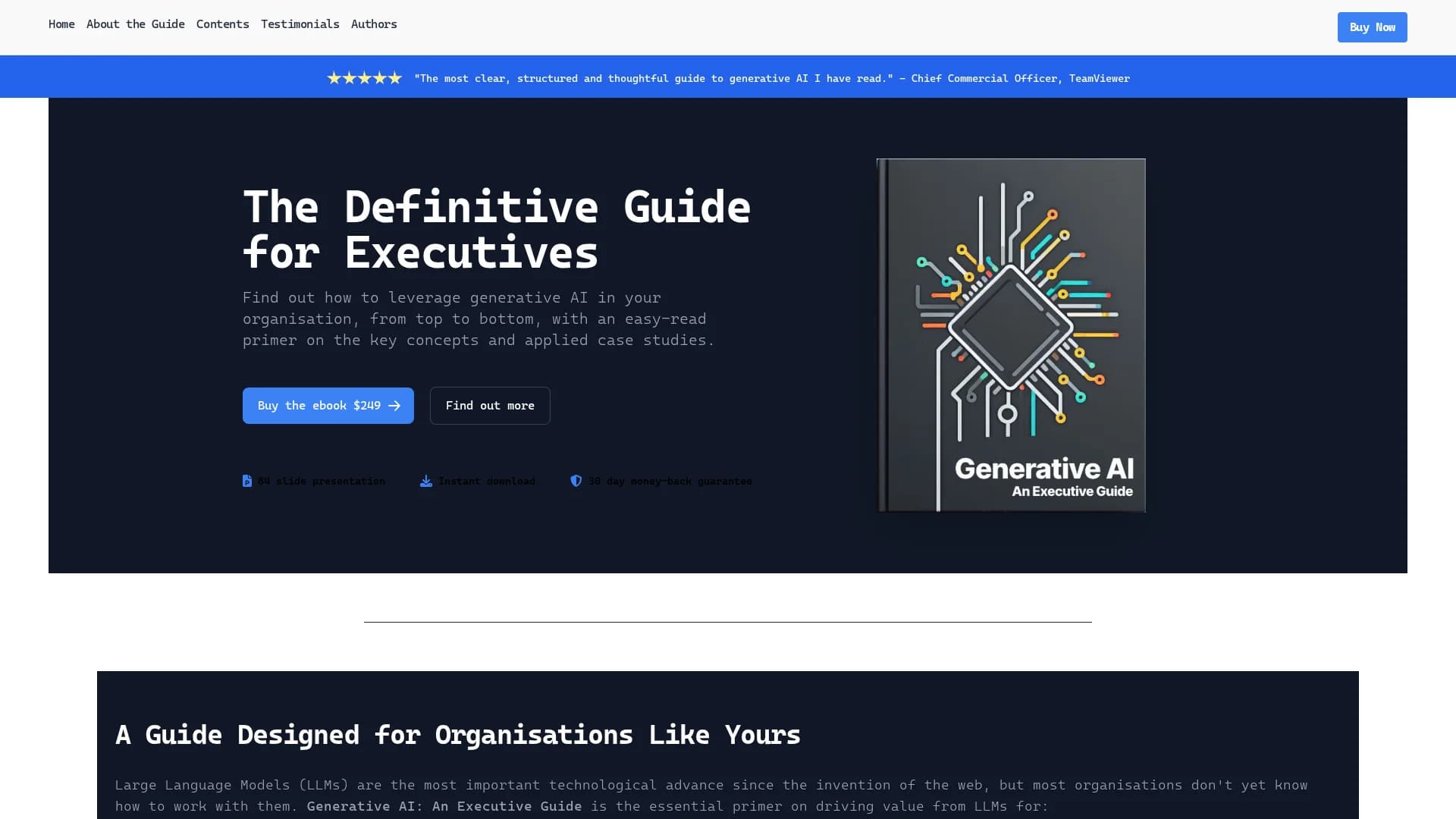 generative-ai-an-executive-guide homepage