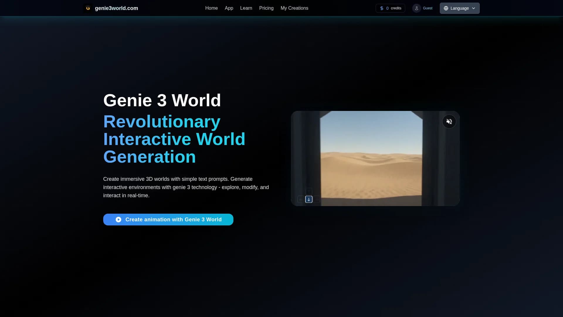 genie-3-world homepage