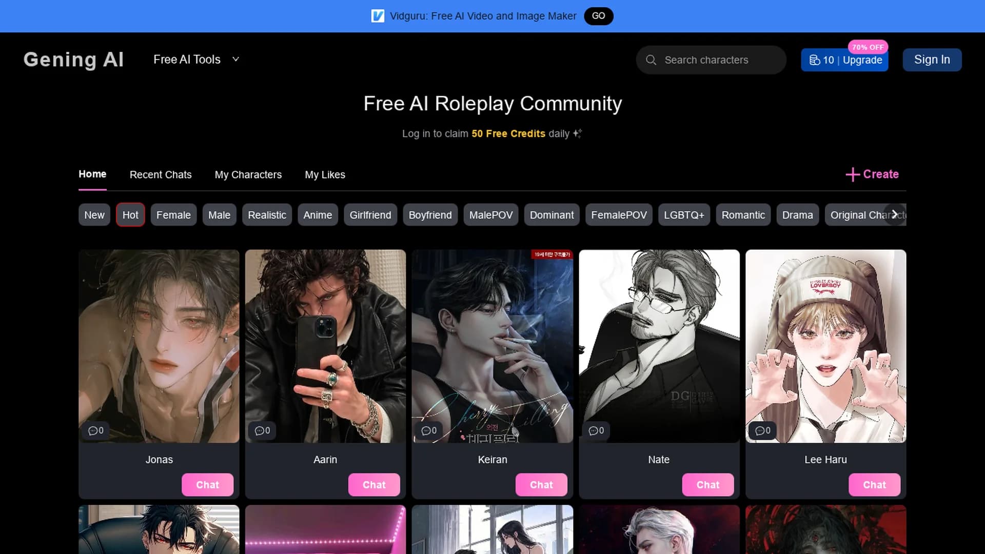 gening-ai-face-swapper homepage