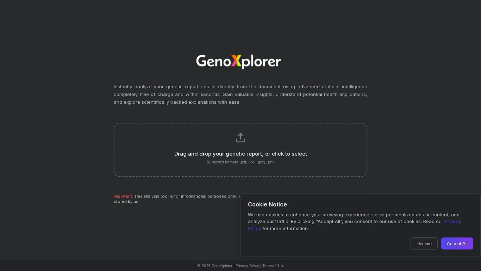 genoxplorer homepage