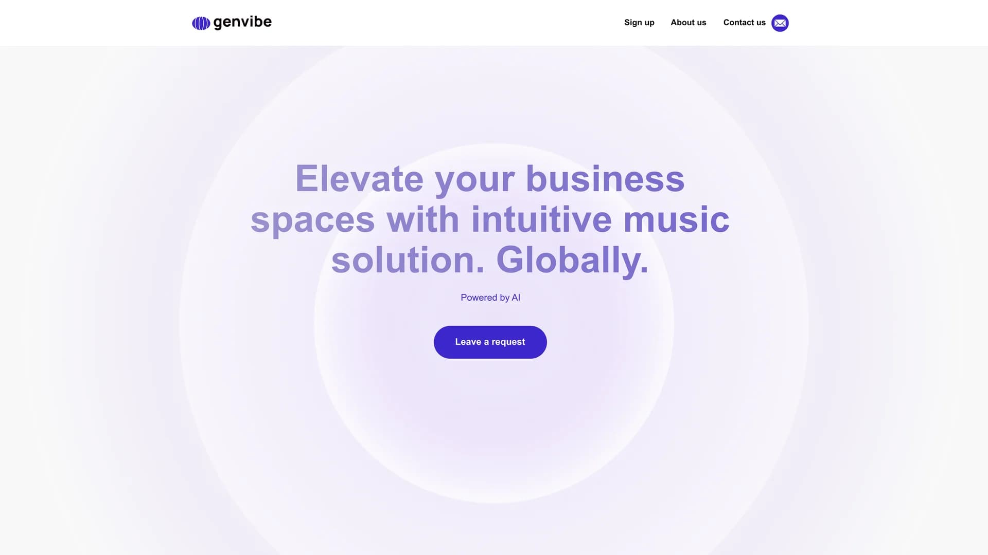 genvibe-ai homepage
