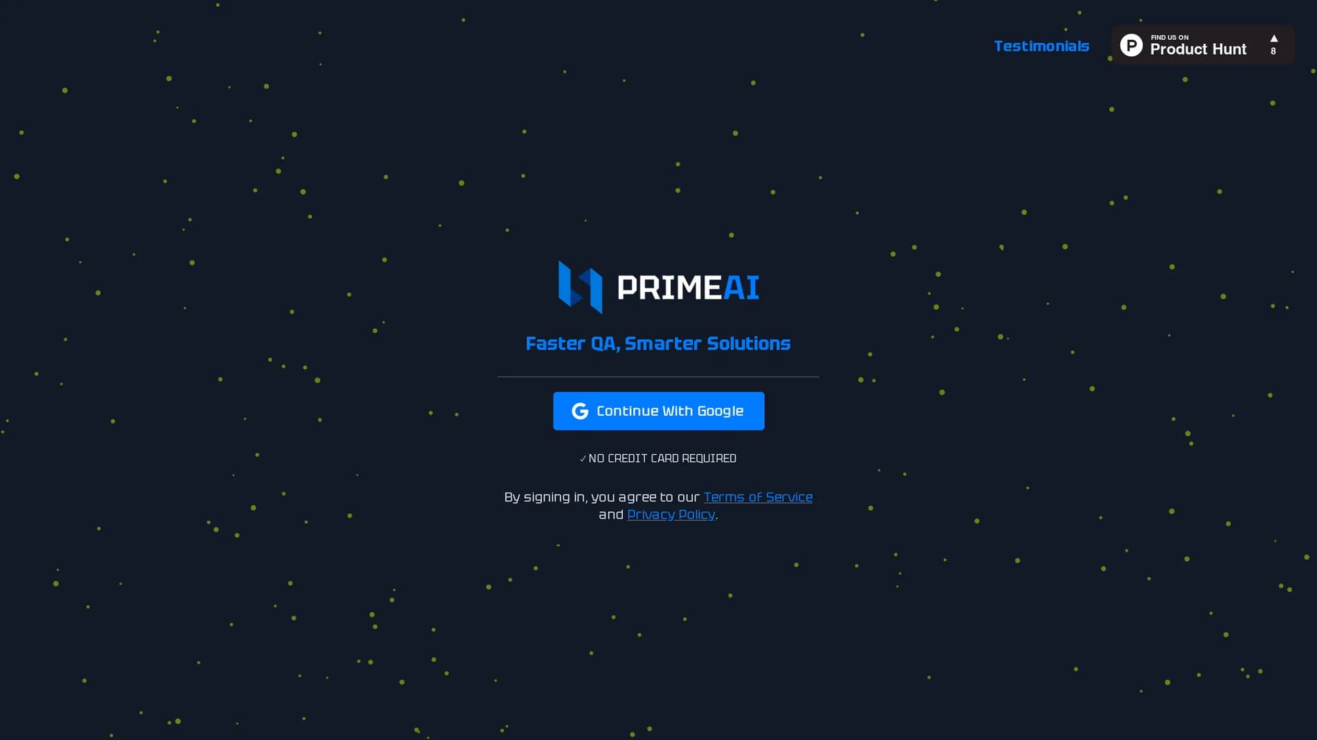 get-primeai homepage