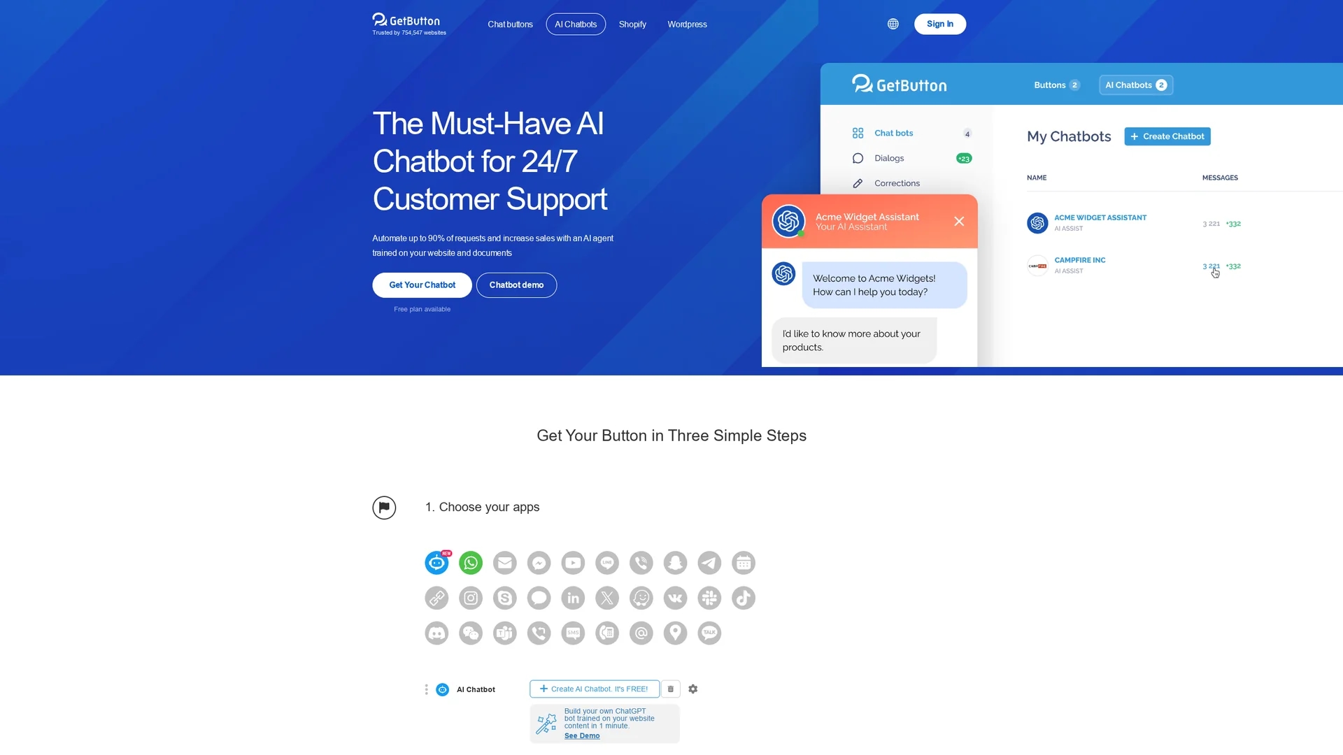 getbutton homepage