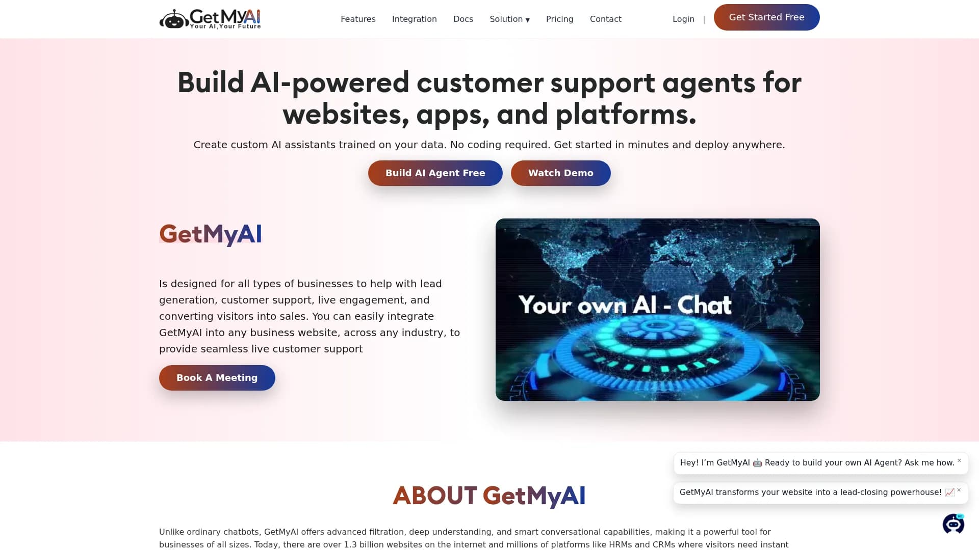 getmyai-ai homepage