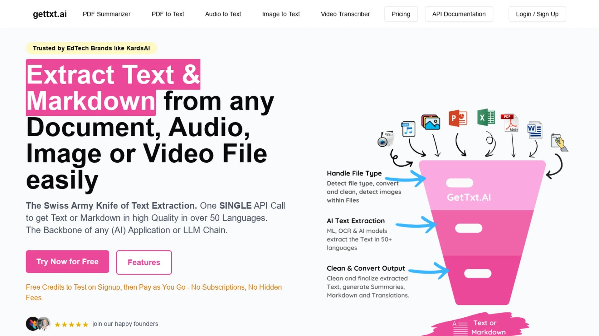 gettxt-ai homepage