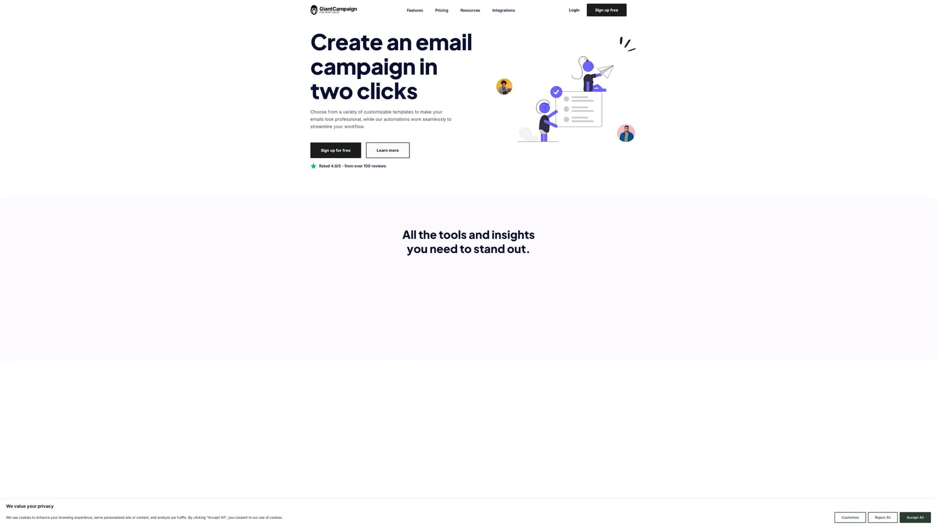 giantcampaign homepage