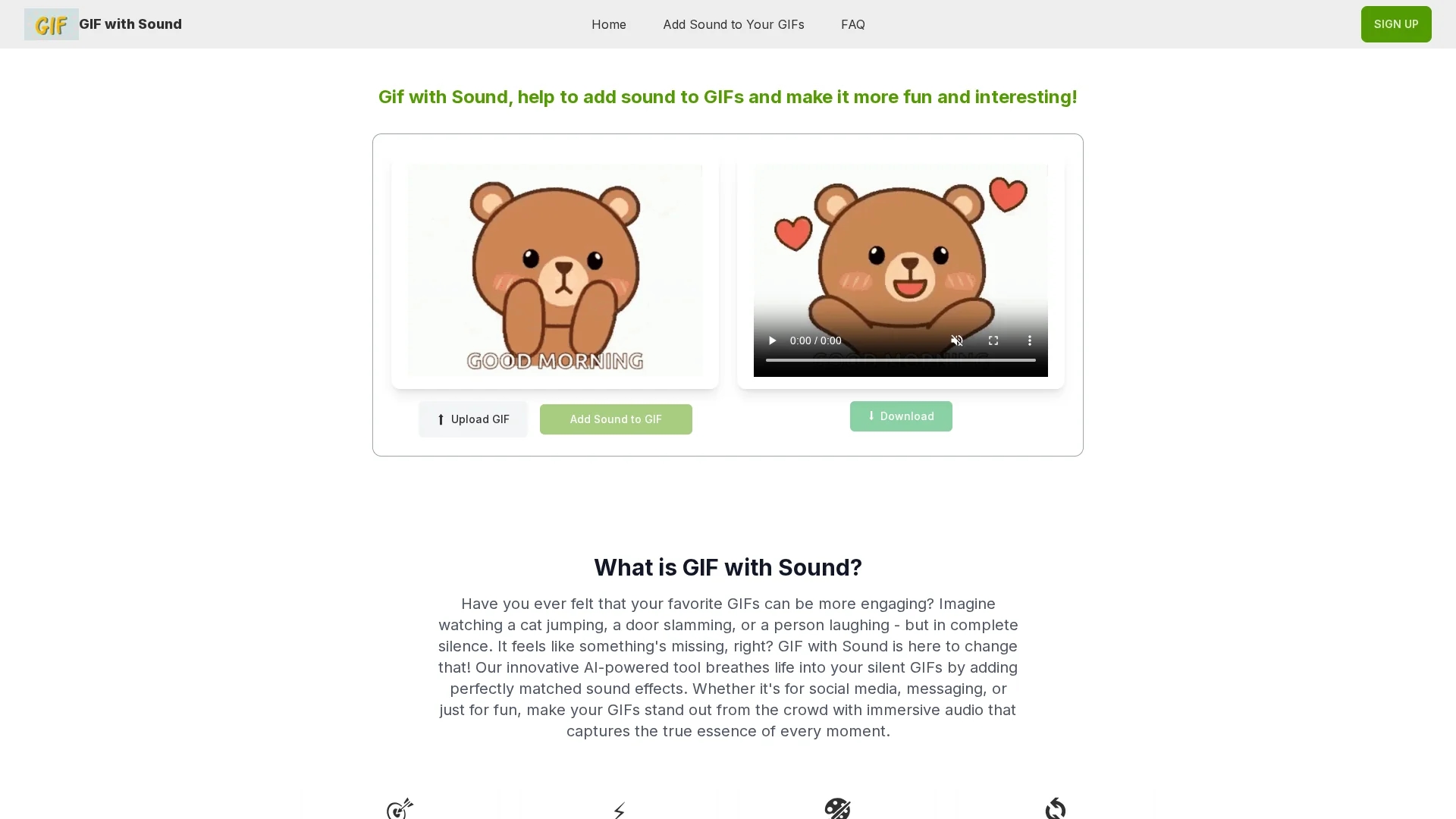 gif-with-sound homepage
