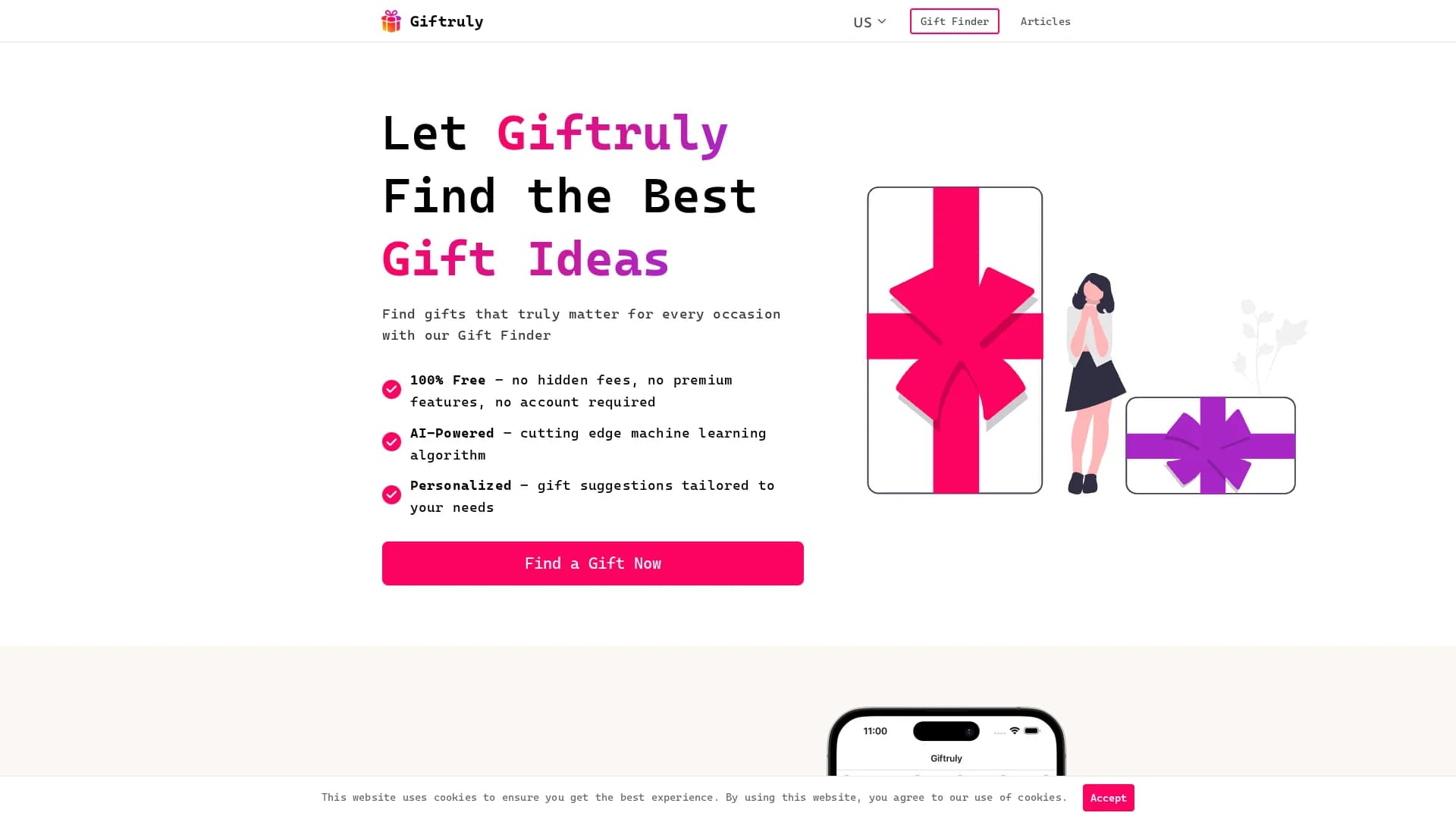 giftruly homepage
