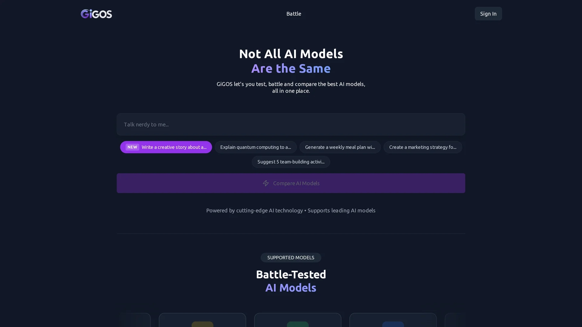 gigos homepage
