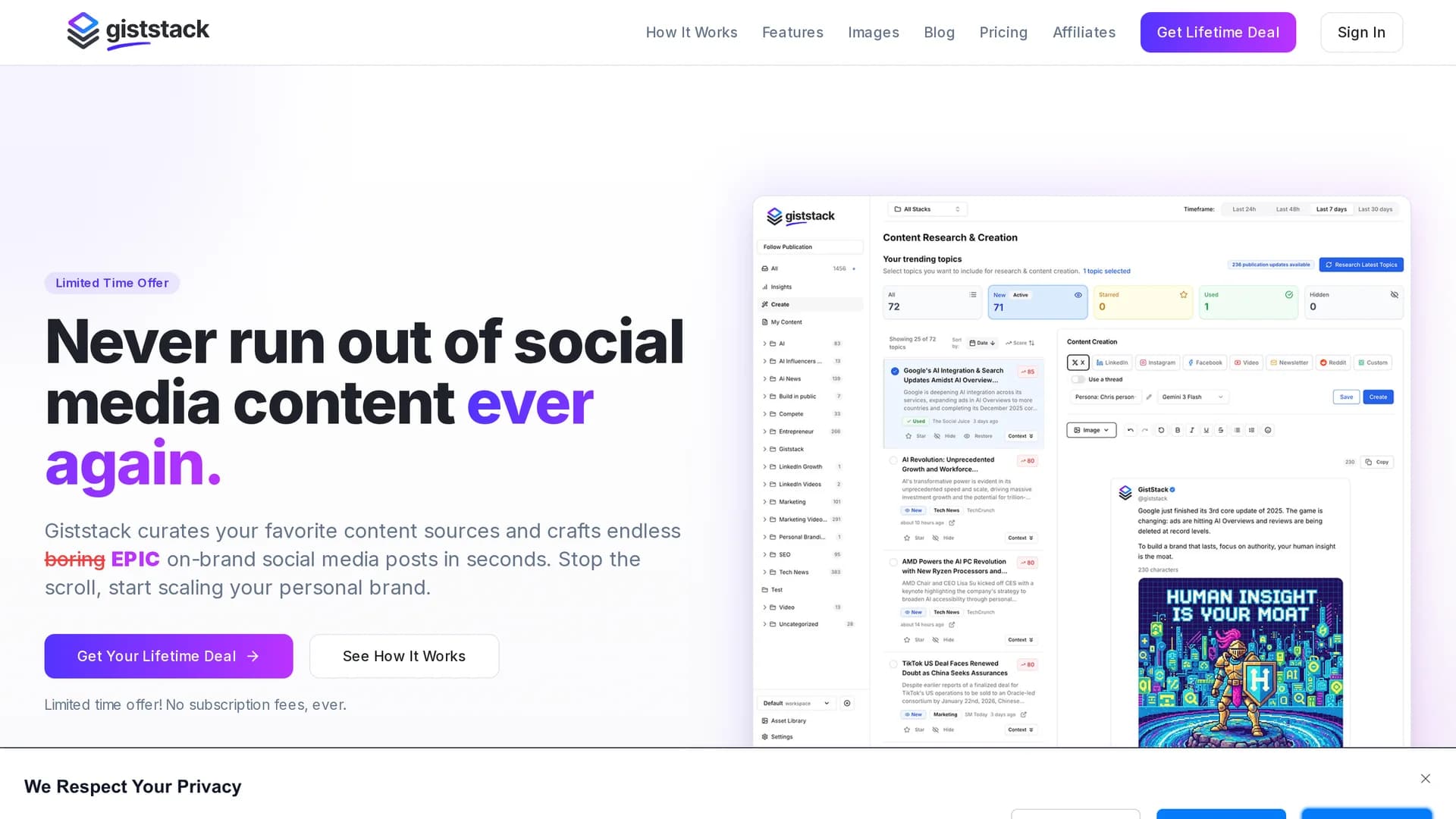 giststack homepage