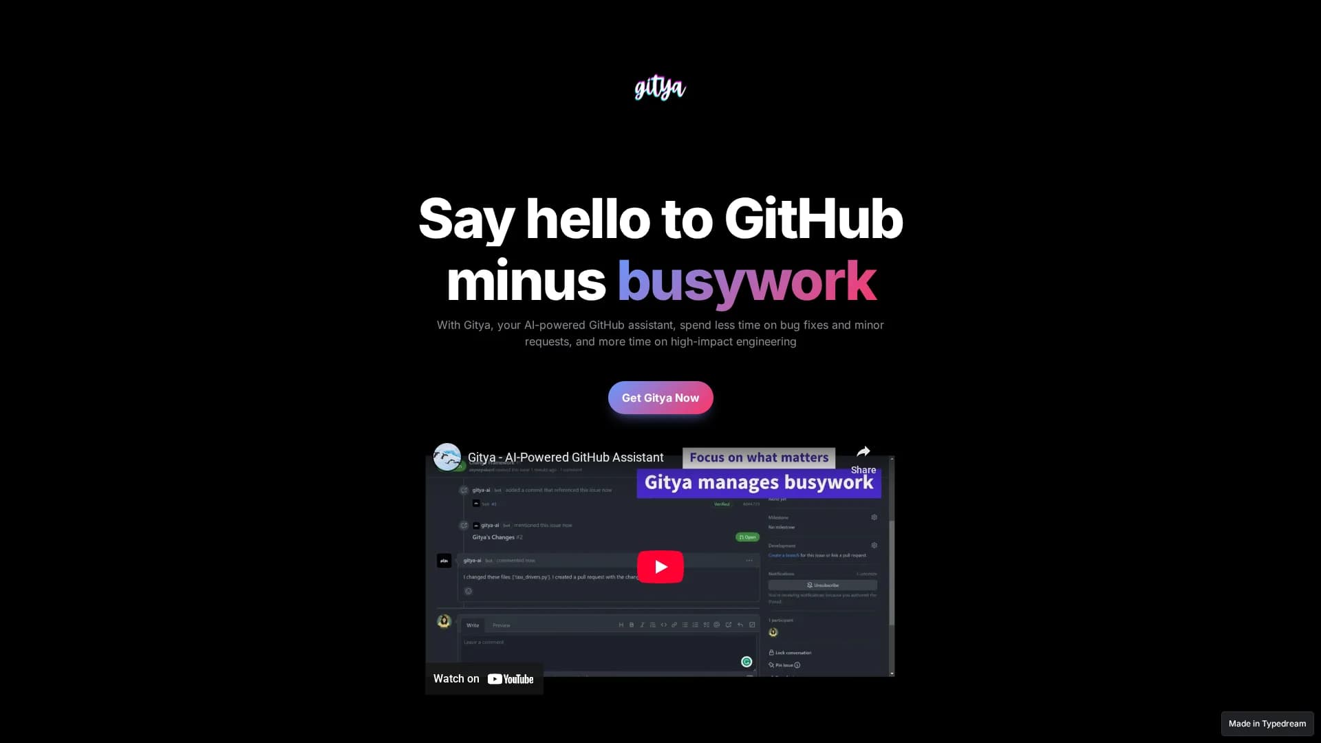 gitya homepage