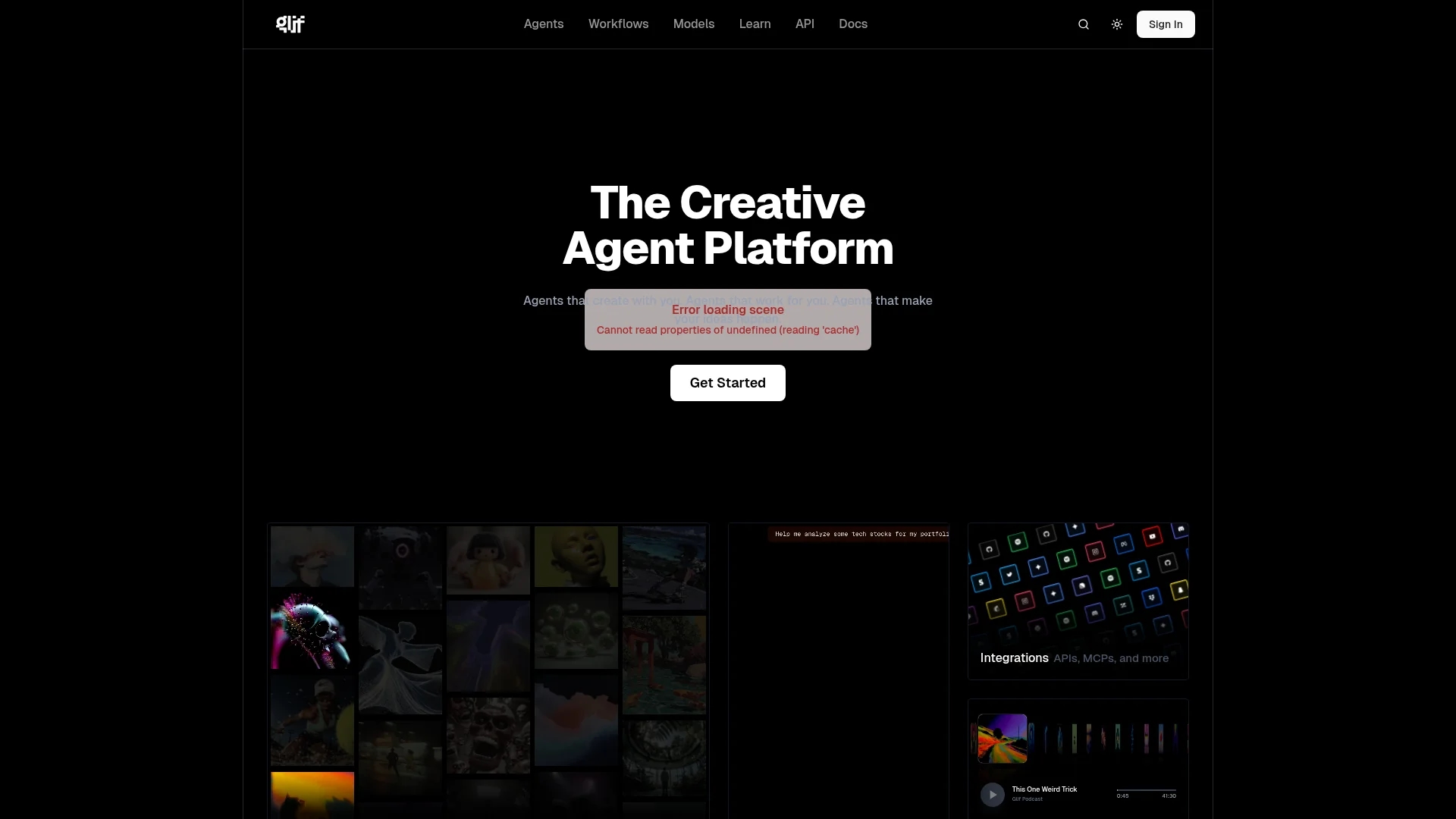 glif homepage