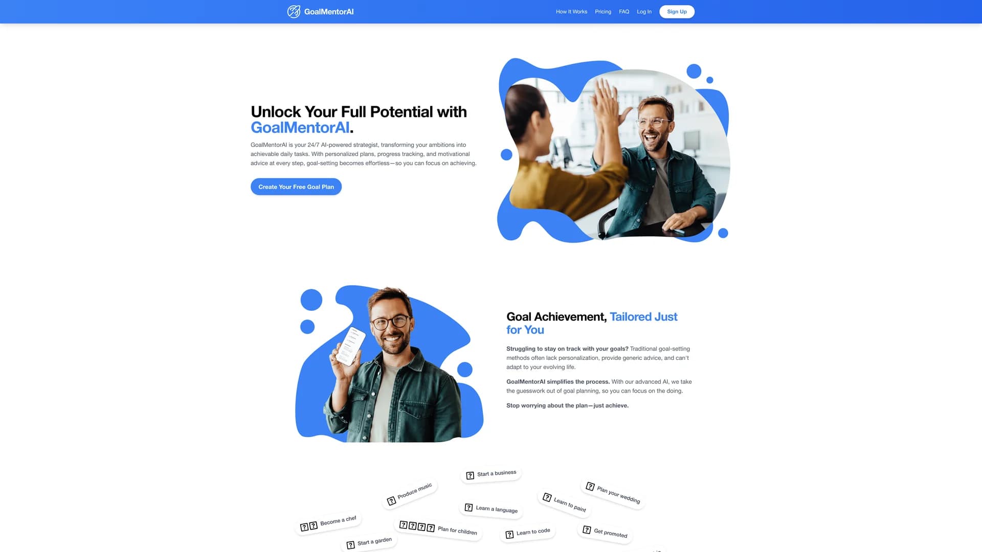 goalmentorai homepage